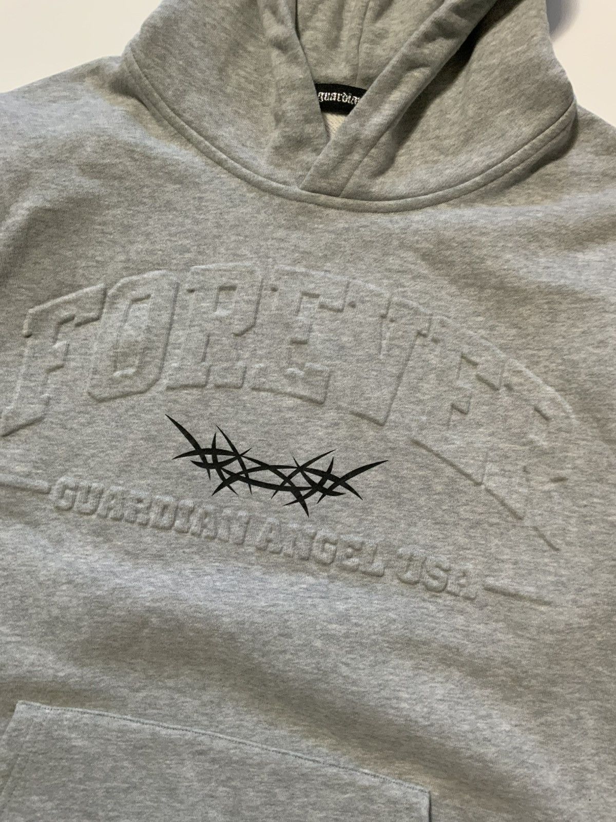 Guardian Angel Guardian Angel Forever Embossed Barbed Wire Pullover Hoodie Size US M / EU 48-50 / 2 - 5 Thumbnail