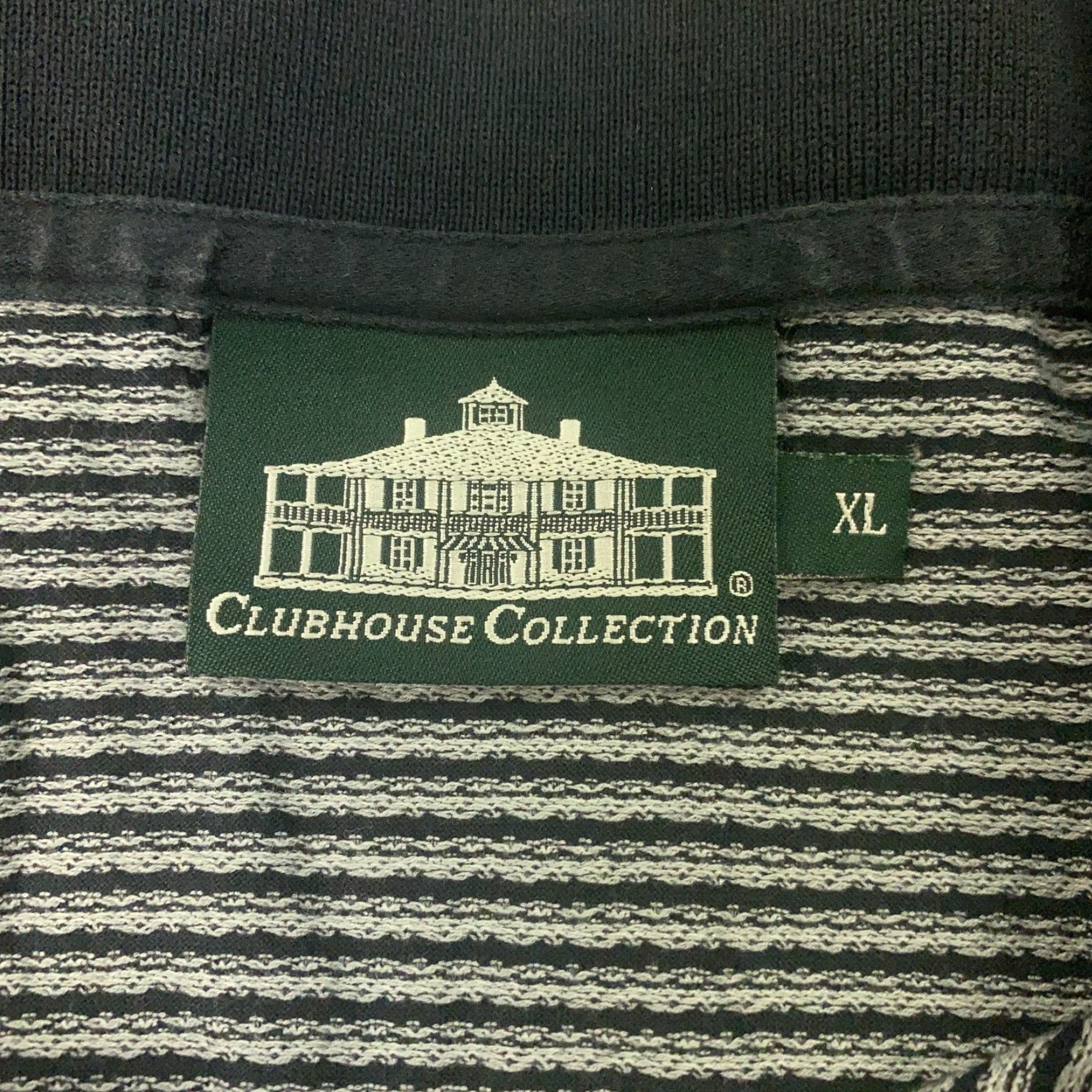 Vintage VINTAGE Masters Golf Polo Shirt Mens XL Striped Embroidered Clubhouse Collection Size US XXL / EU 58 / 5 - 5 Thumbnail