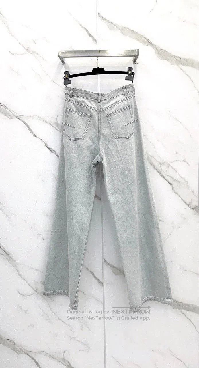 Dior gray wide-leg jeans by Dior. Size US 38 / EU 54 - 2 Thumbnail