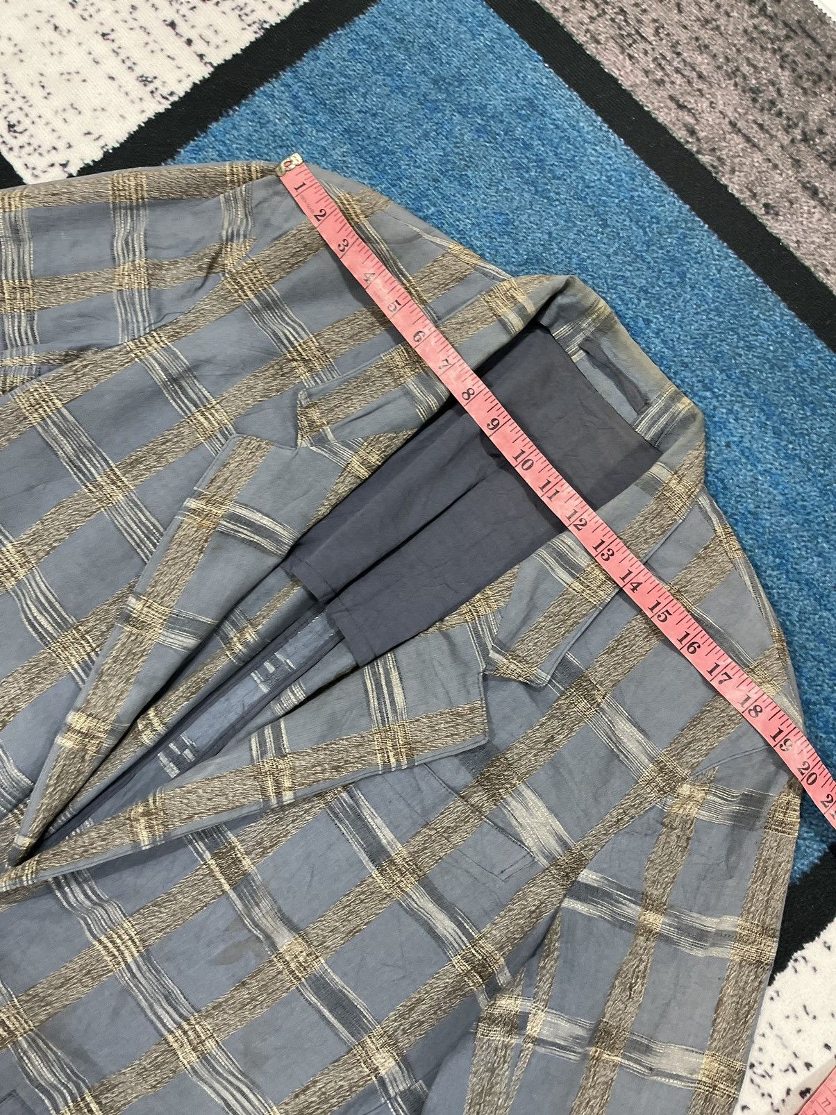 Vintage VINTAGE ISSEY MIYAKE TARTAN COAT JACKET Size US M / EU 48-50 / 2 - 15 Thumbnail