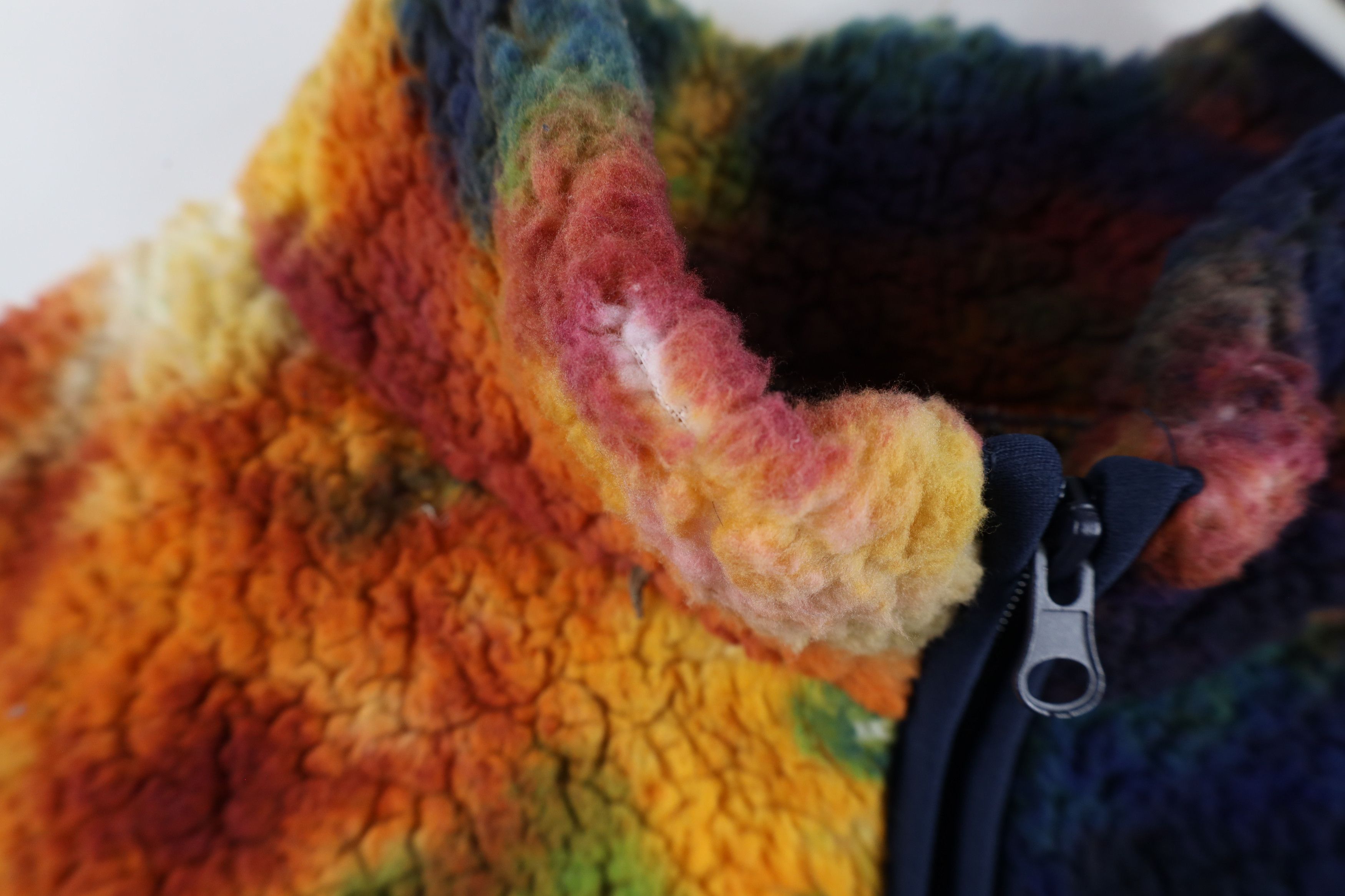 Vintage Streetwear Pile Fleece Rainbow Space Fleece Vest Jacket Size L / US 10 / IT 46 - 4 Thumbnail