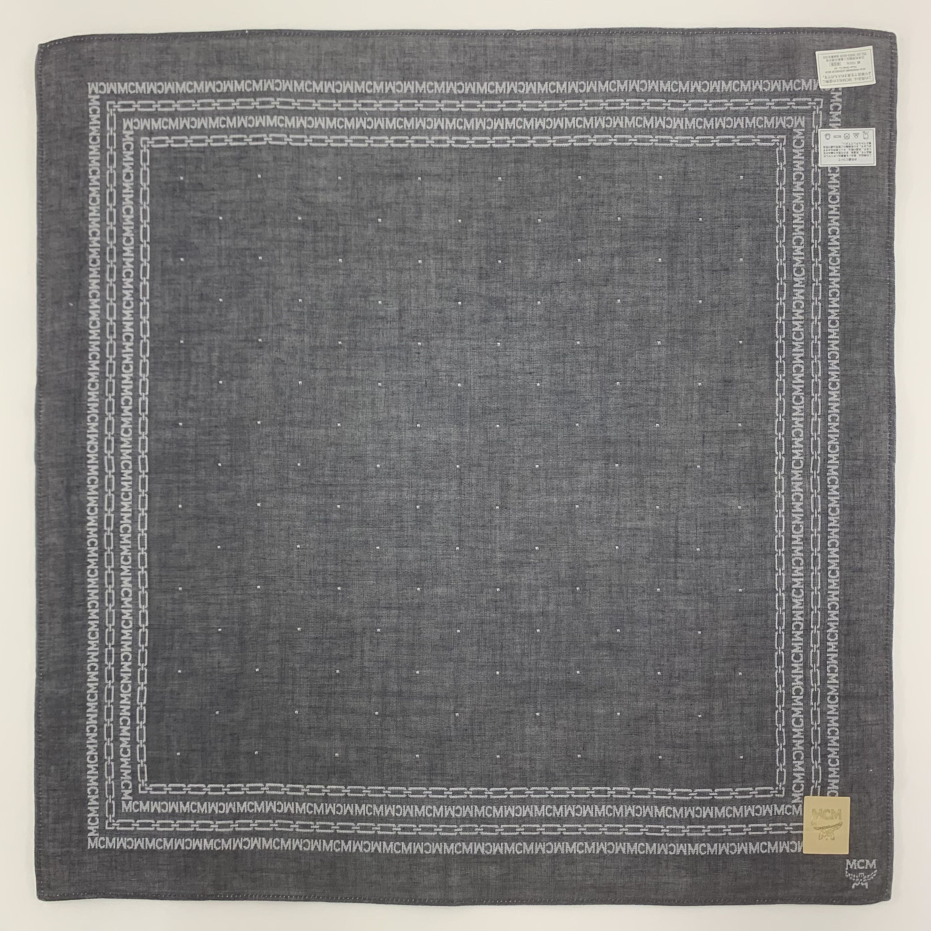 MCM MCM Handkerchief Bandana Neckerchief TB3437 Size ONE SIZE - 2 Thumbnail