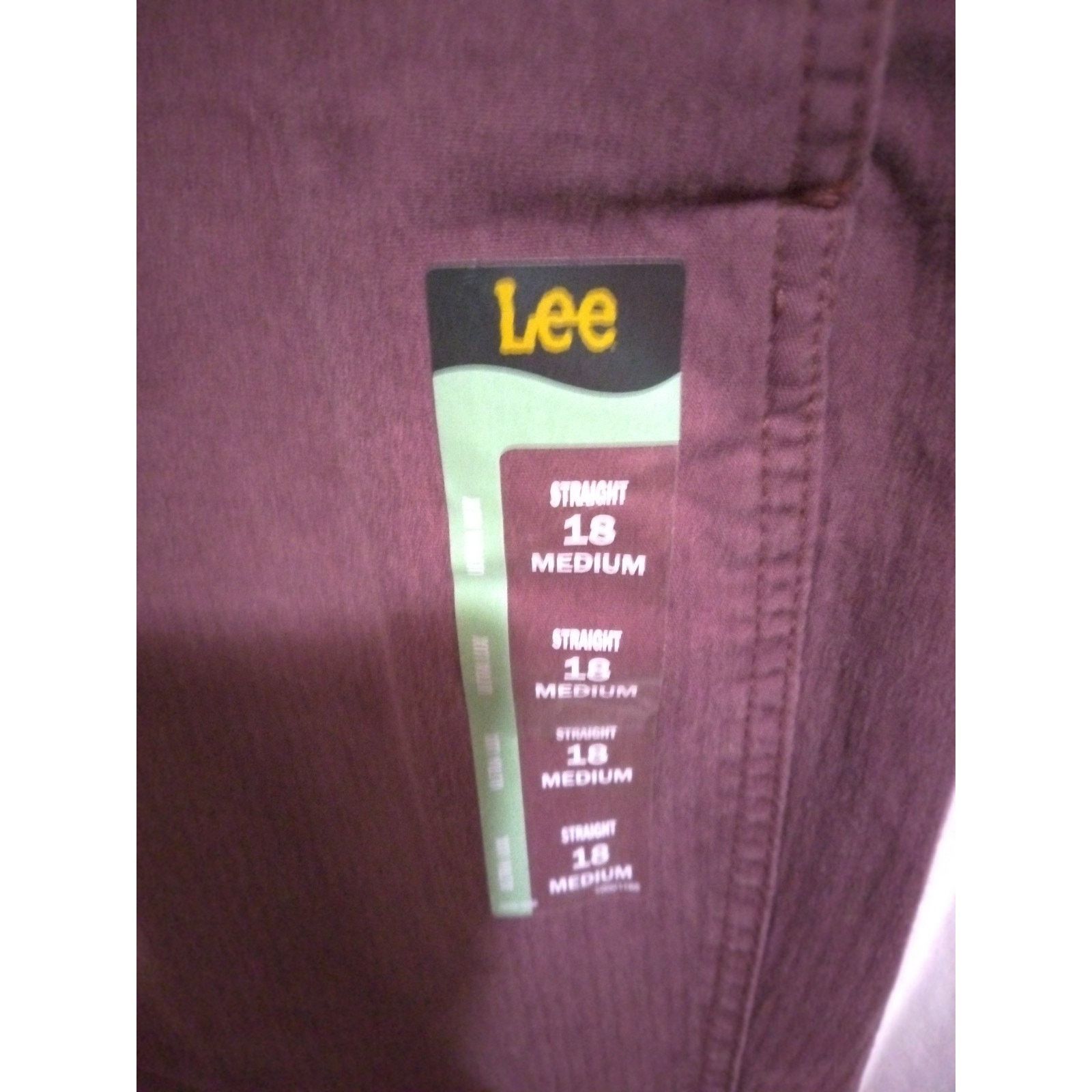 Lee New lee Jean Mid Rise Straight Leg Jean Boysenberry Size 18 Size 40" / US 18 - 2 Thumbnail