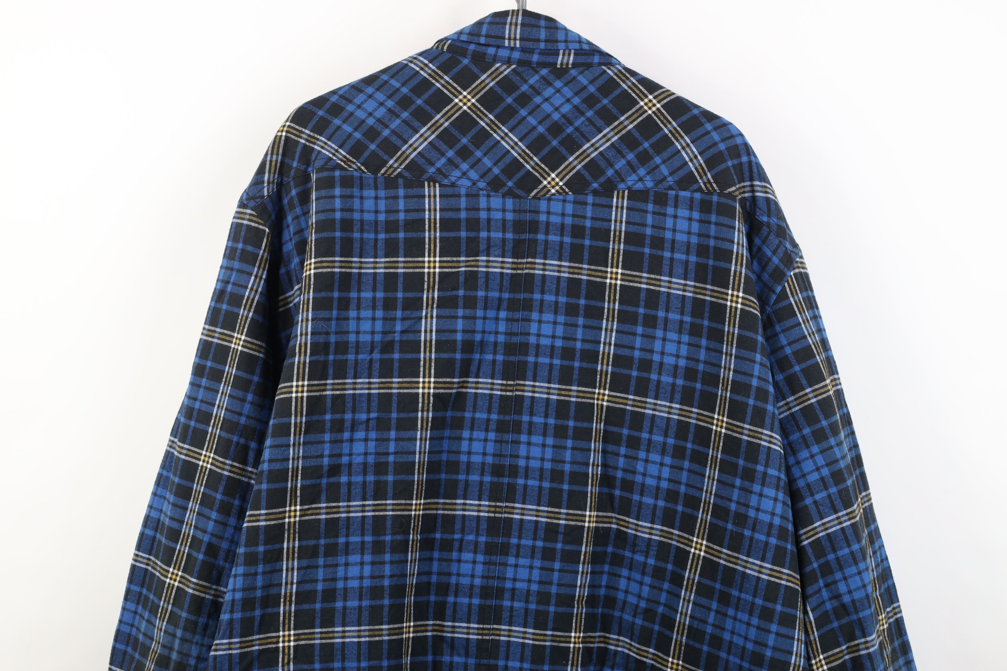 Vintage AS IS Vintage 90s Streetwear Lined Flannel Shirt Jacket Size US XXL / EU 58 / 5 - 13 Thumbnail