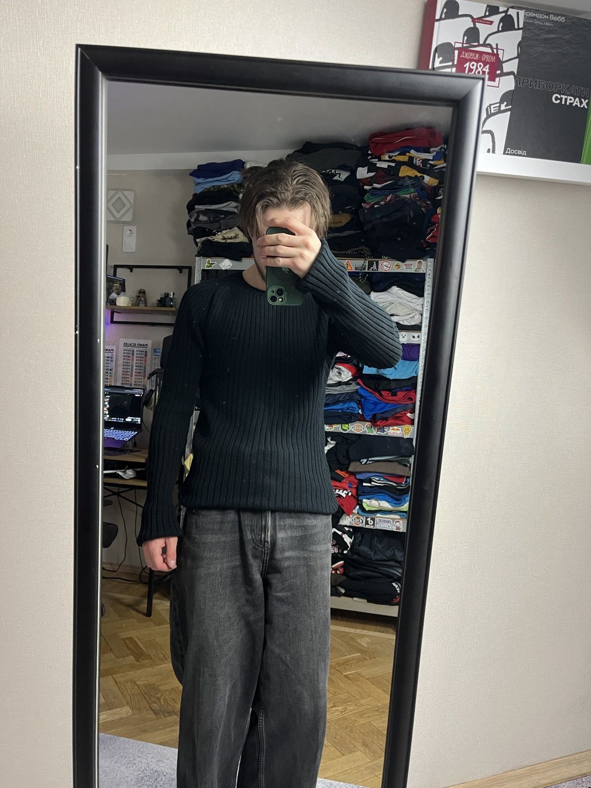 Dolce & Gabbana Dolce Gabbana Ribbed Knit Sweater Japanese Avant Garde Y2k Size US XL / EU 56 / 4 - 2 Thumbnail