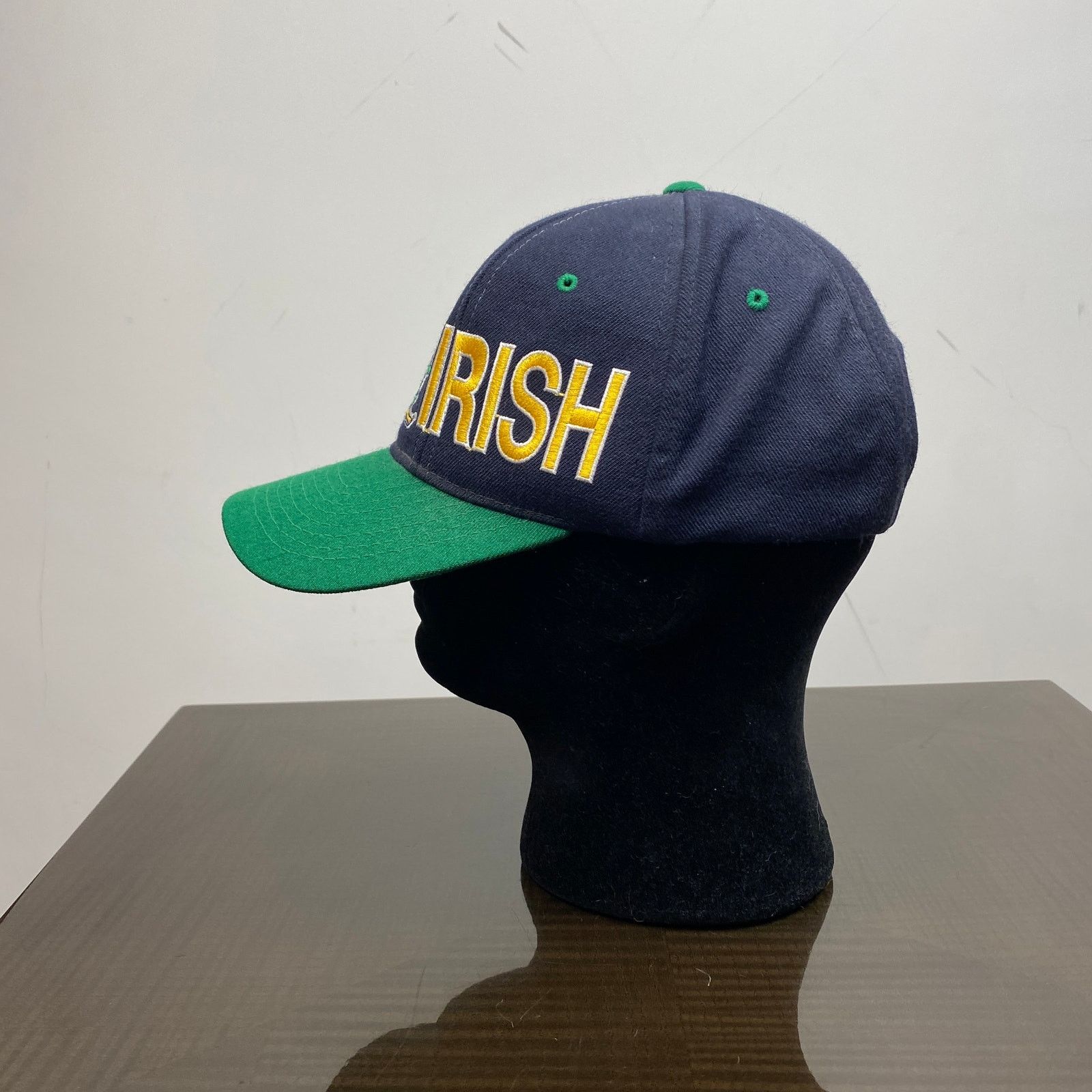 Starter × Vintage VTG 90s Starter Notre Dame Fighting Irish Wool Snapback Hat Size ONE SIZE - 5 Thumbnail