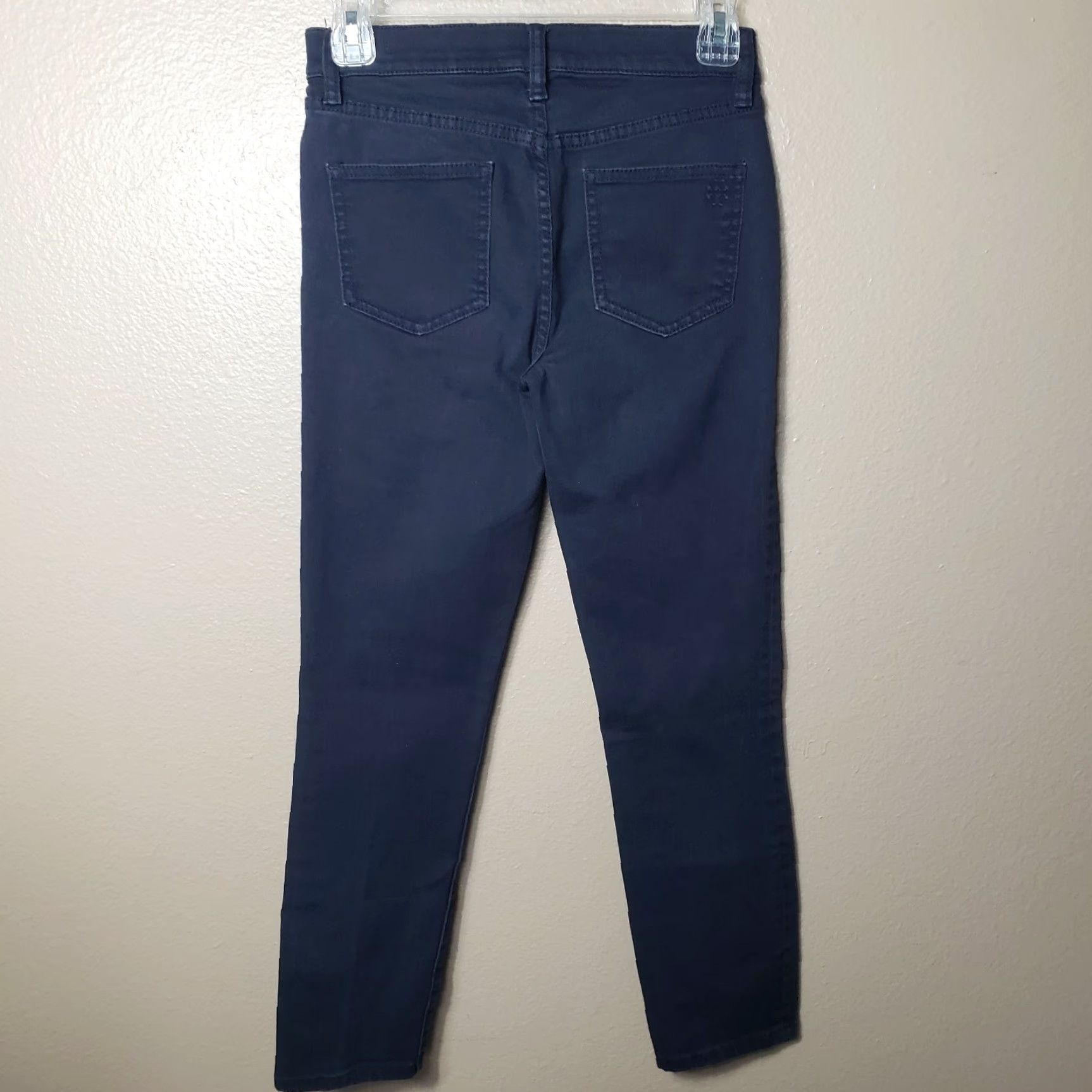Tory Burch Tory Burch Stretch Slim Fit Straight Leg Jeans-Size 24 Women Blue Logo 90s? Size 42" / US 20 - 6 Thumbnail