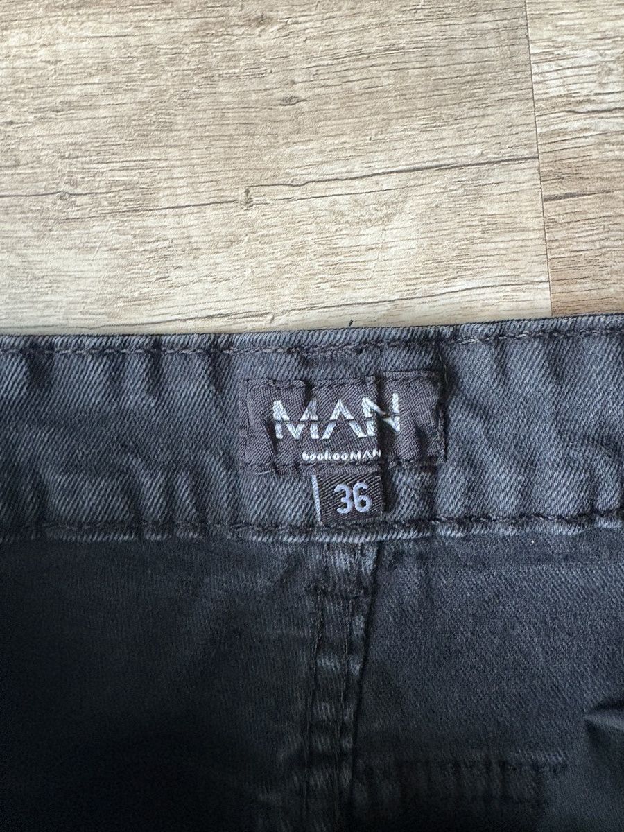 Boohoo BooHooMan Black Skinny Jeans Size US 34 / EU 50 - 6 Thumbnail