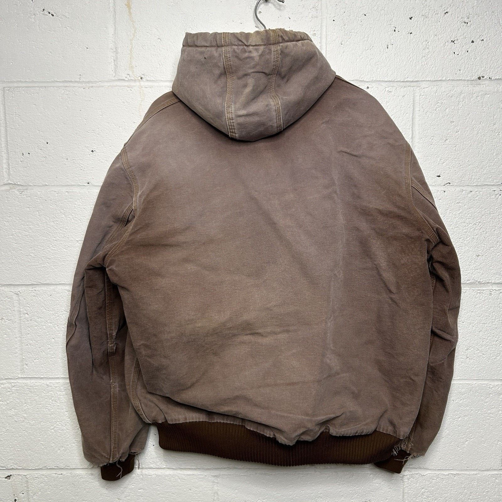 Carhartt Vintage Dyed Carhartt Hooded Active Jacket “Brown” J140 BRN Size US L / EU 52-54 / 3 - 2 Thumbnail