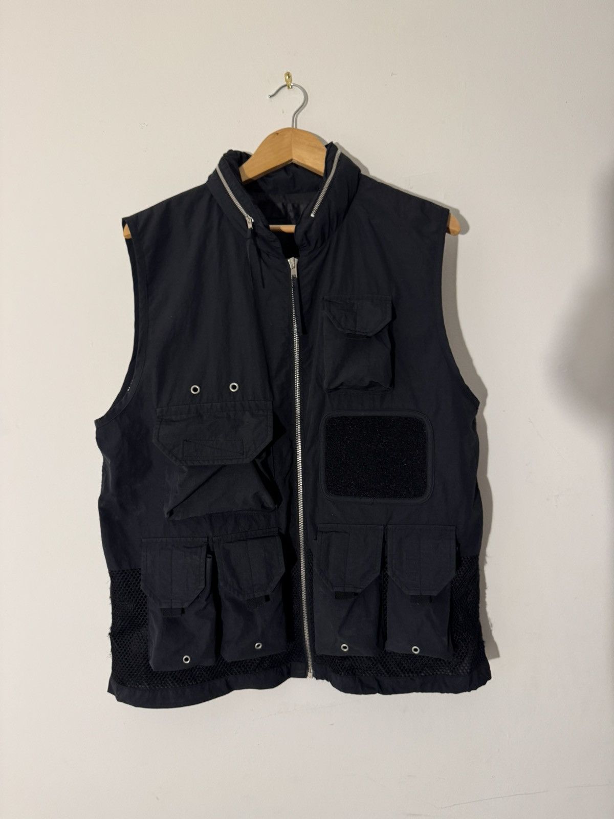 Helmut Lang Helmut Lang Black Tactical Vest Size US M / EU 48-50 / 2 - 1 Thumbnail