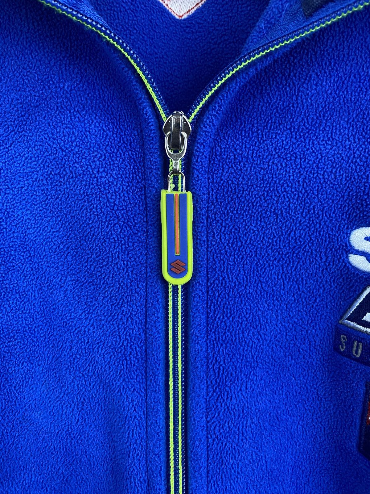 Japanese Brand 🇯🇵 Vintage Suzuki Racing Nascar Moto Fleece Retro Rare Y2K Size US L / EU 52-54 / 3 - 6 Thumbnail
