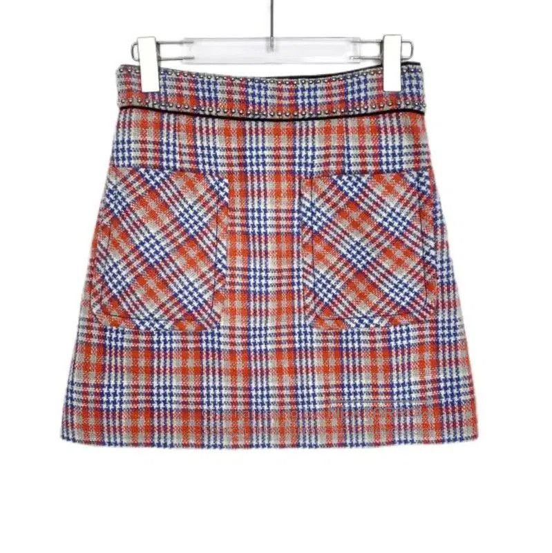Miu Miu Miu Miu Colorblock Wool Blend Skirt . Size 23" - 1 Thumbnail