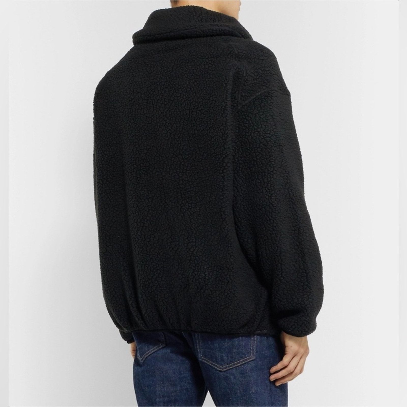 Nanamica Polartec Fleece Black Funnel Neck Oversized Loose Fit Jacket Size US M / EU 48-50 / 2 - 4 Thumbnail