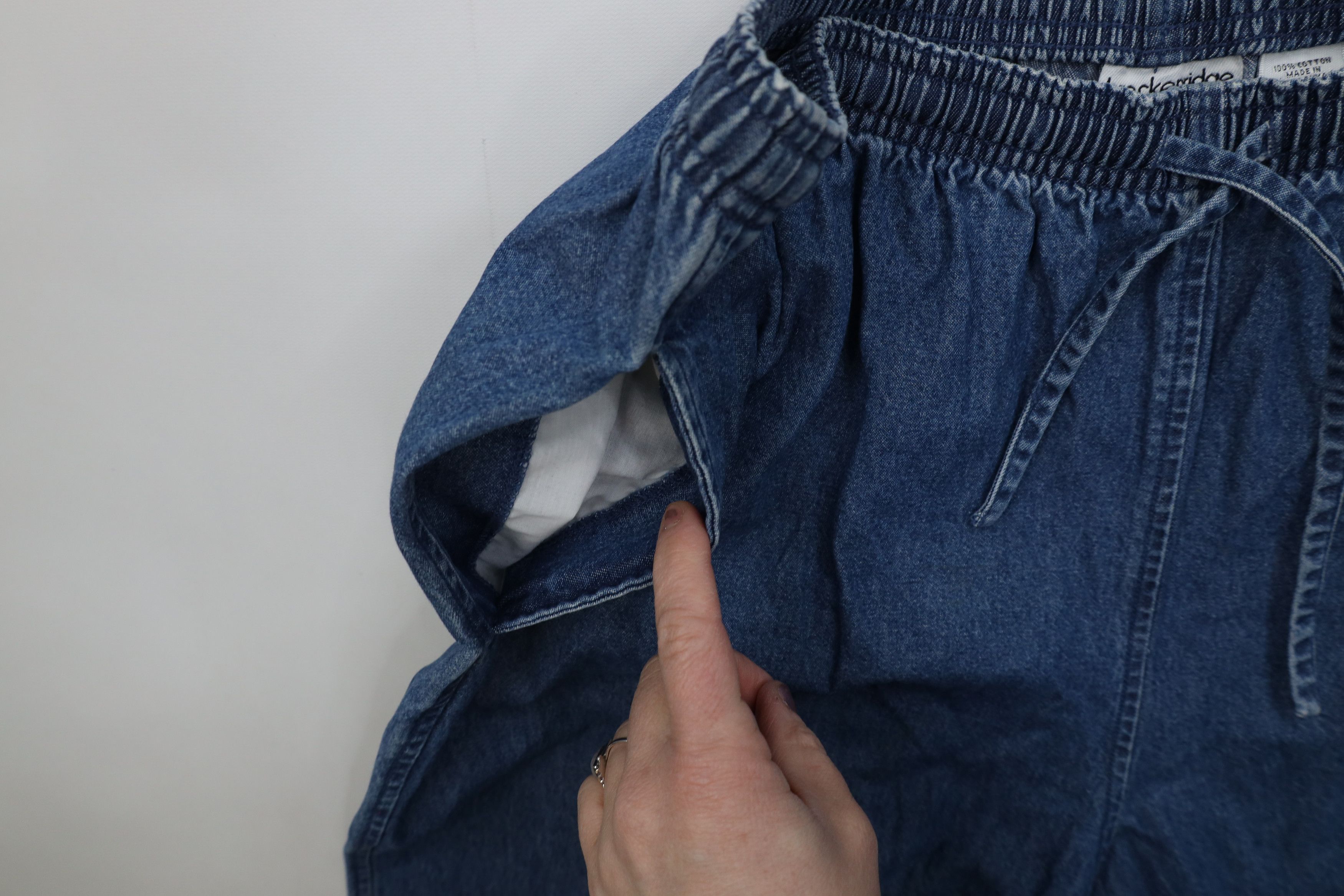 Vintage Vintage 90s Streetwear Relaxed Fit Denim Jeans Blue Cotton Size 40" / US 18 - 6 Thumbnail