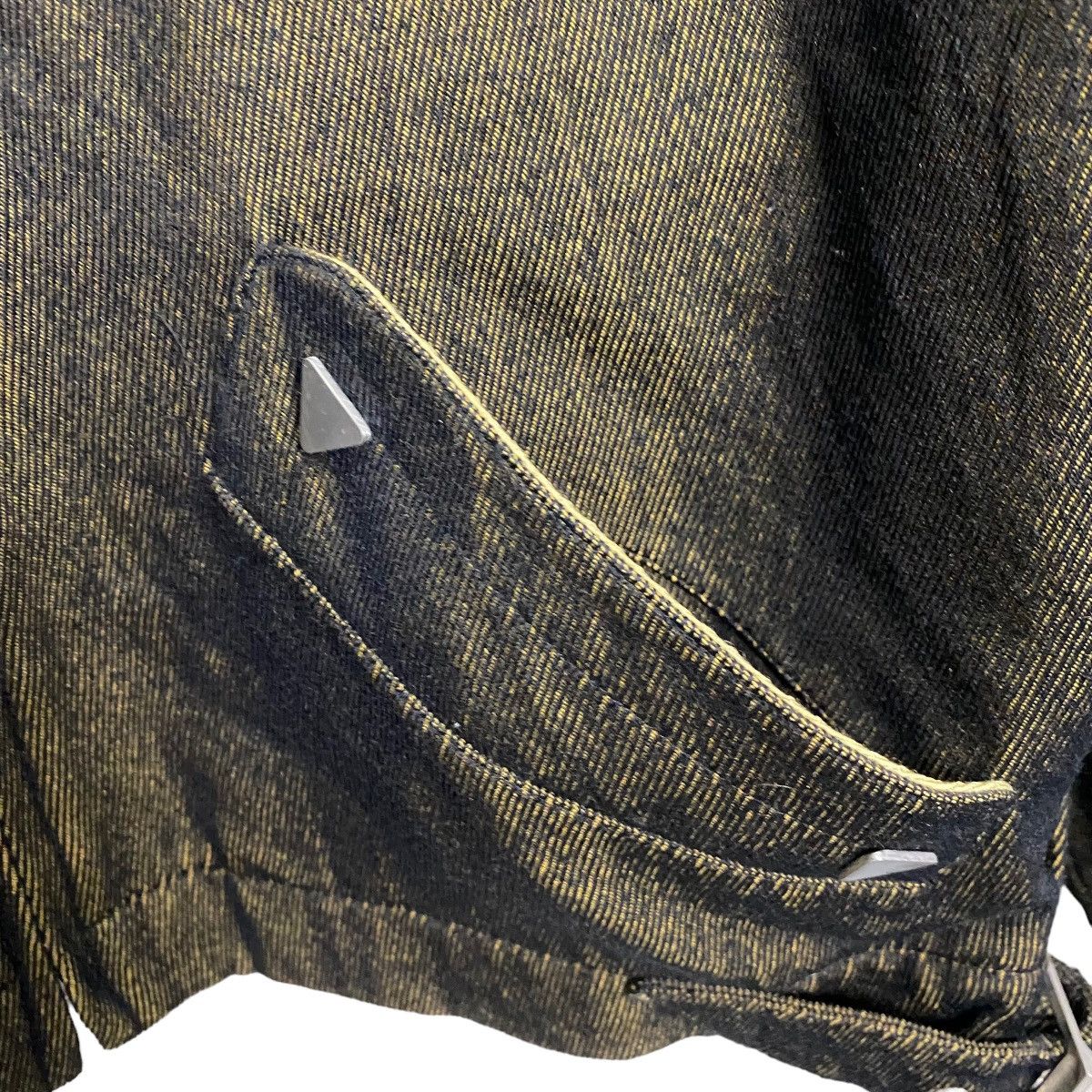 Thierry Mugler Thierry Mugler 80s denim triagle metal button Size US M / EU 48-50 / 2 - 12 Thumbnail