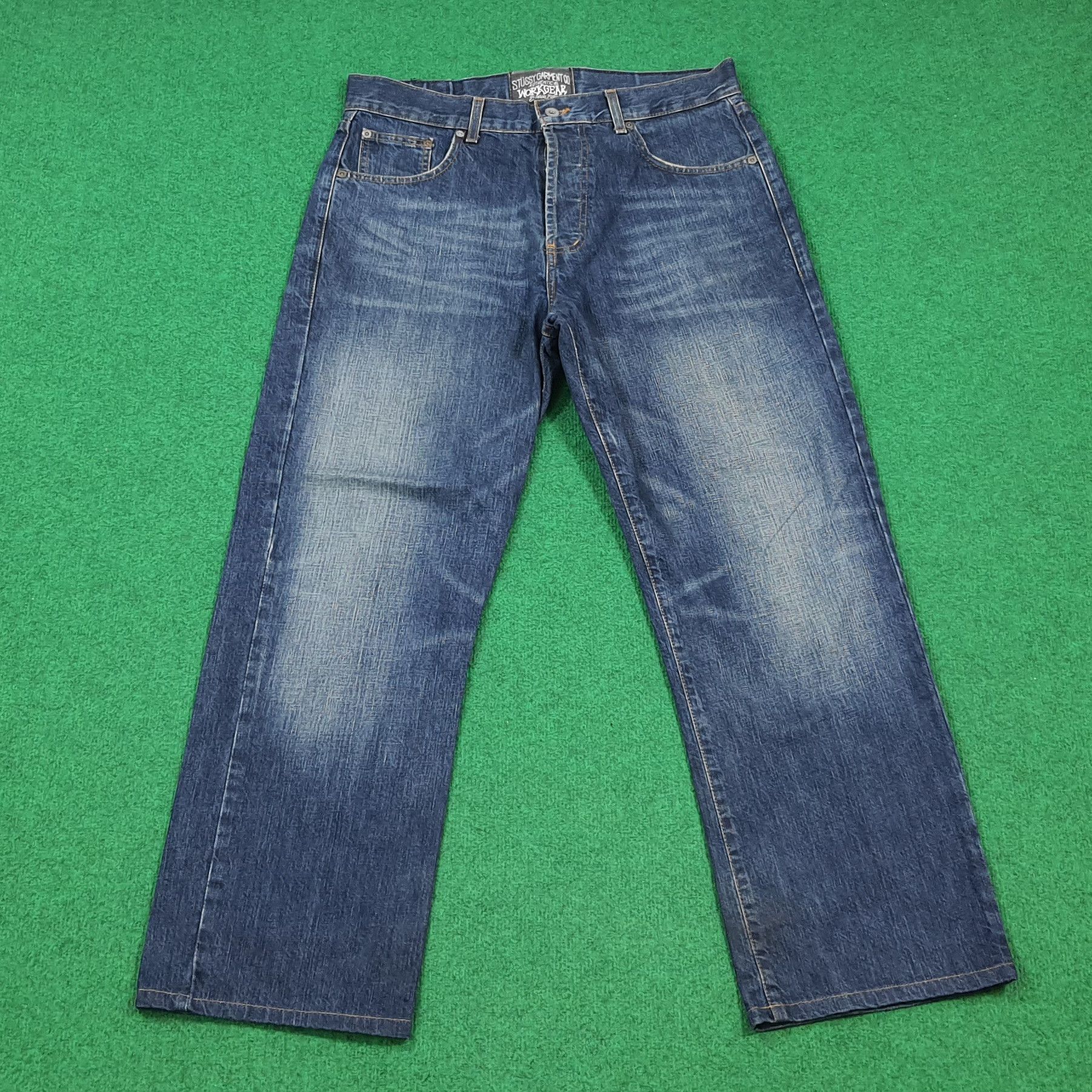 Stussy Vintage Stussy Streetwear Custom Logo Jeans C297N3 Size US 34 / EU 50 - 4 Thumbnail