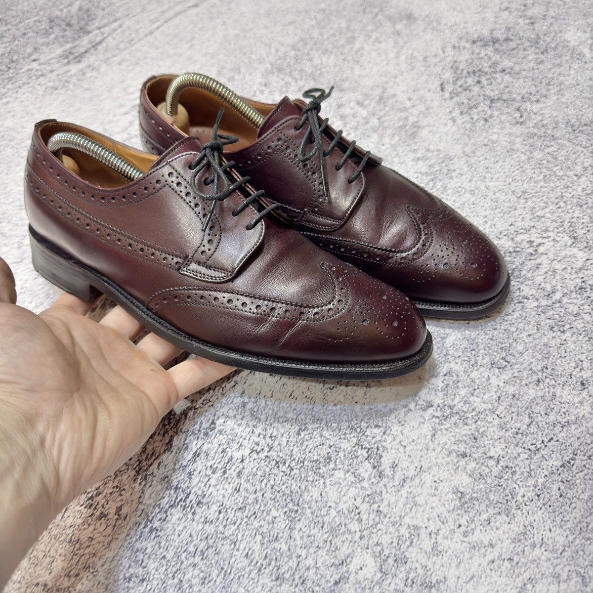 Other K-Shoes England Wingtip Brogues US8 UK7 EU41 26cm Size US 8 / EU 41 - 4 Thumbnail