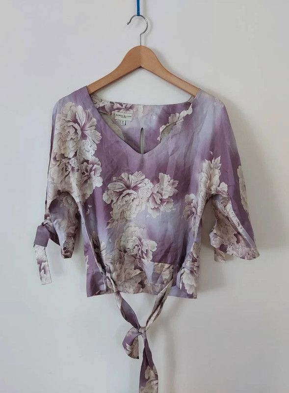 Karen Millen Karen Millen silk vintage top UK 8 EU 36 Size S / US 4 / IT 40 - 6 Thumbnail