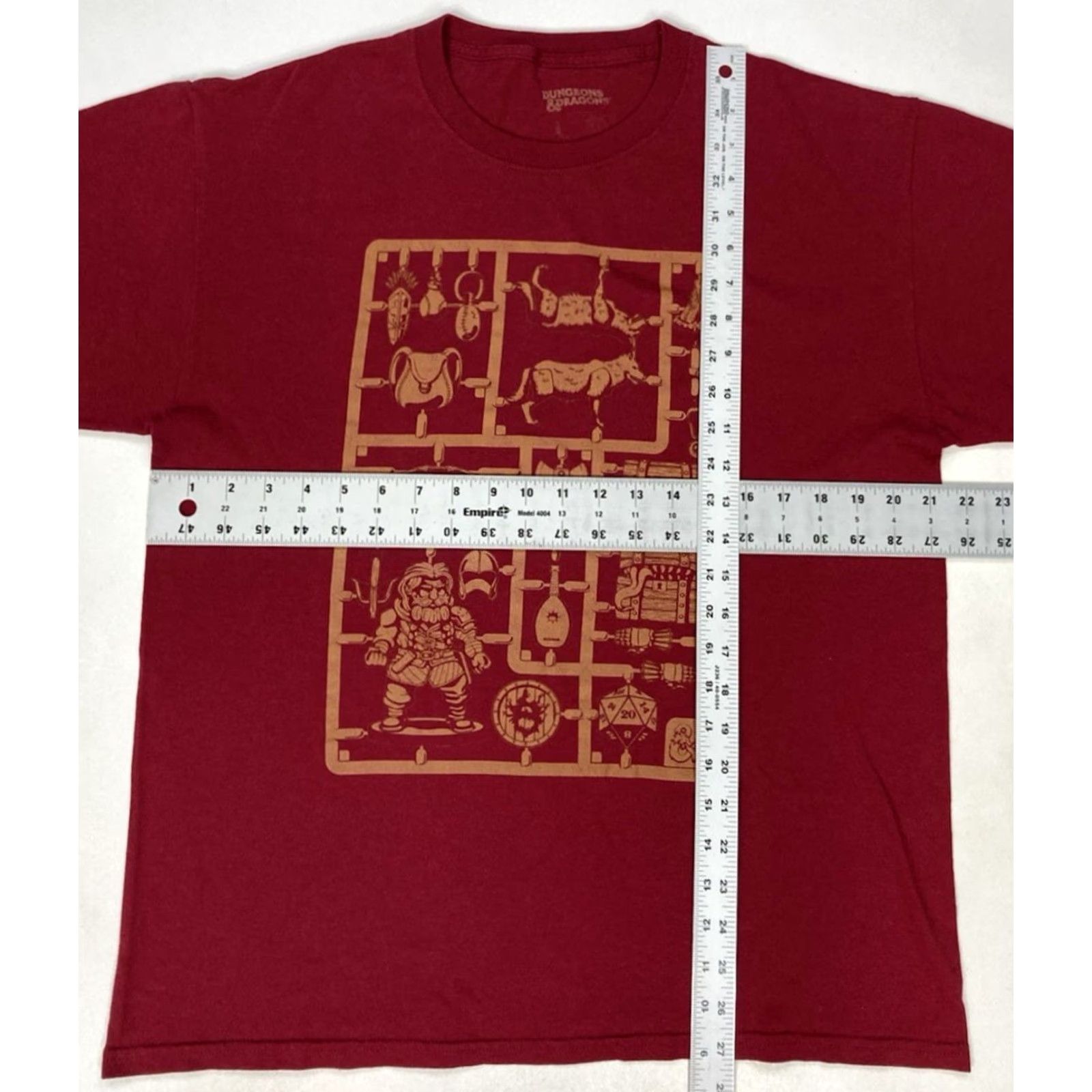 Vintage VINTAGE Dungeons & Dragons Graphic T-shirt Men Large Red Short Sleeve Size US L / EU 52-54 / 3 - 5 Thumbnail