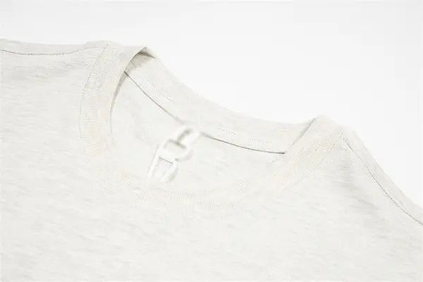 Japanese Brand Komura x Miwa Grey Cherry Print Loose Casual Cotton T-Shirt Size US L / EU 52-54 / 3 - 3 Thumbnail