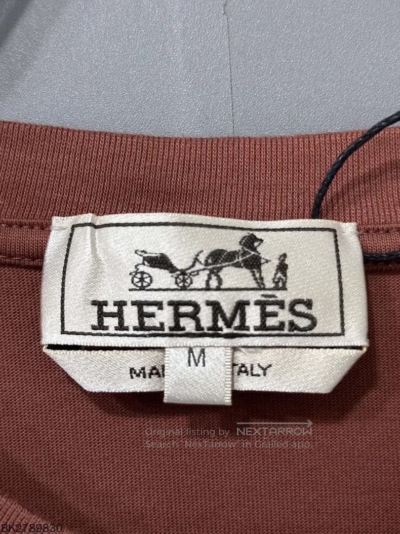 Hermes Hermes Terracotta short sleeve Size M / US 6-8 / IT 42-44 - 5 Thumbnail