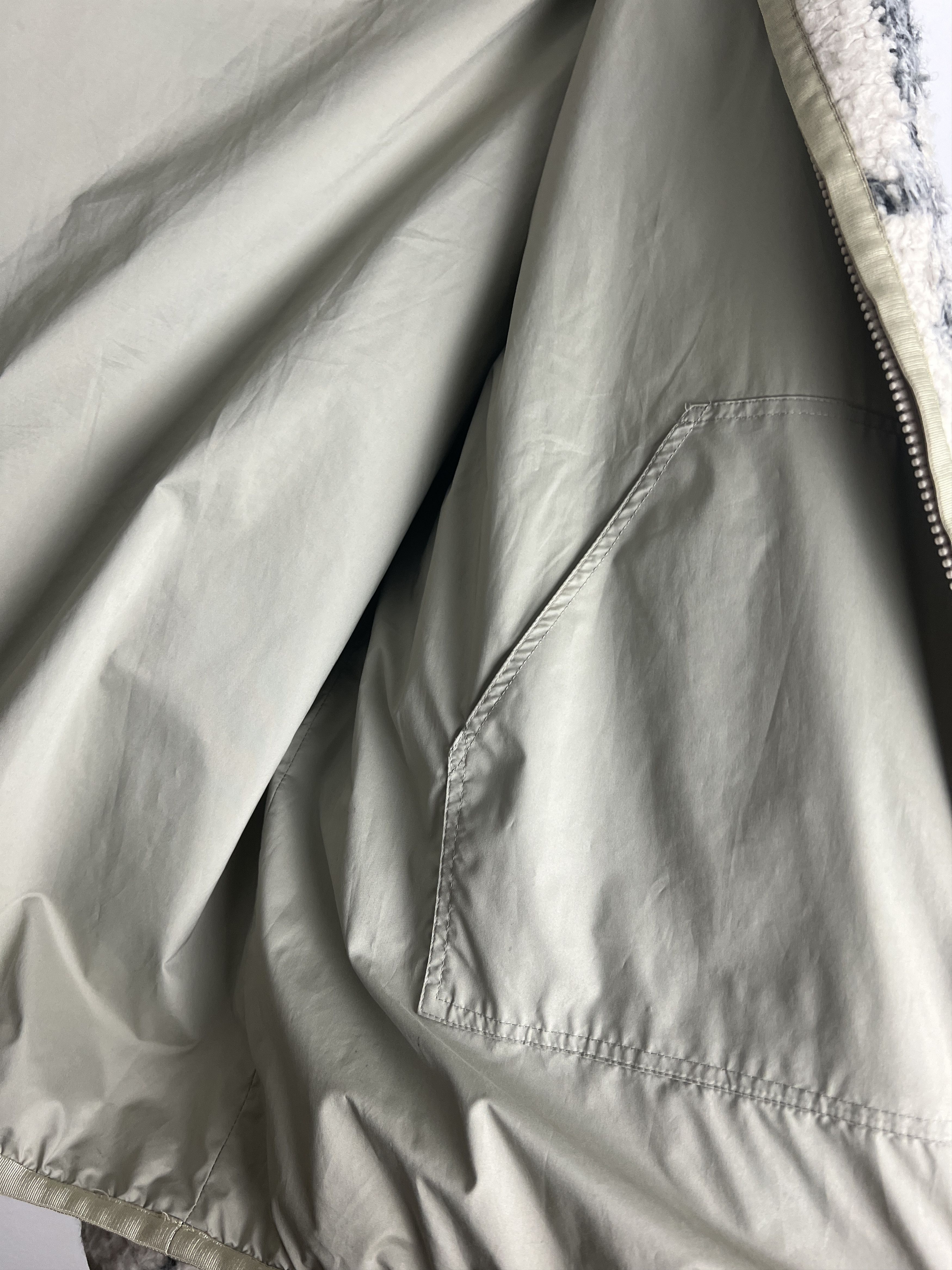 John Elliott Reversible Off-White Polar Fleece Zip-Up Jacket Size US XL / EU 56 / 4 - 10 Thumbnail