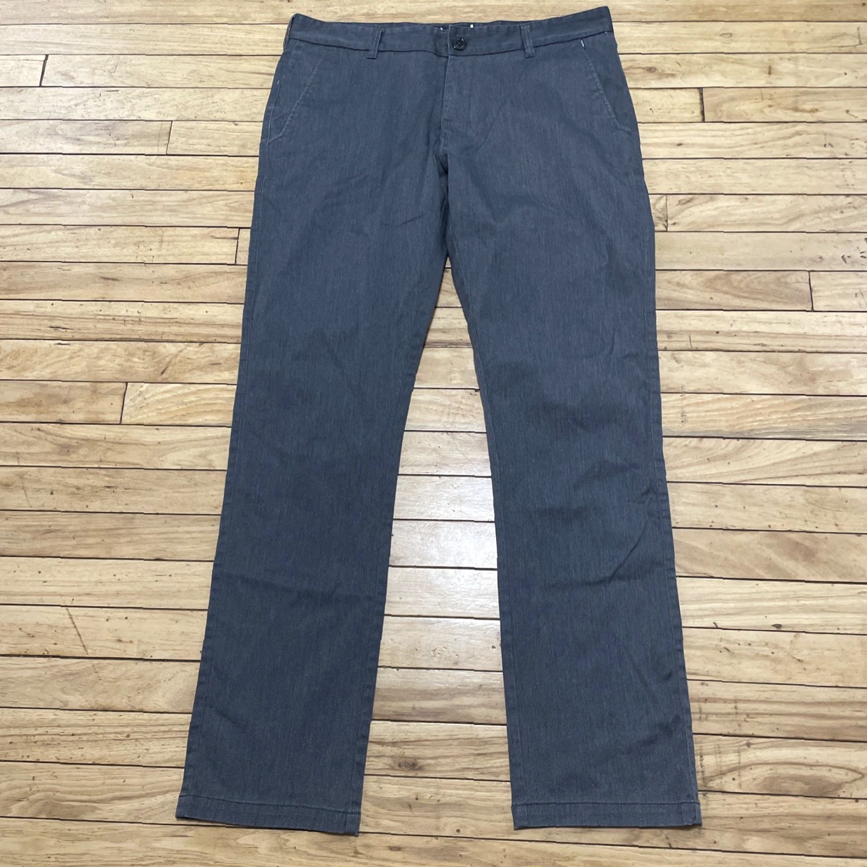 Billabong VINTAGE Billabong Y2k Straight Slim Chino Pants Men 36 Gray Beach Surf Skate Indie 90s College Band Beach Biker Mens Size US 36 / EU 52 - 2 Thumbnail