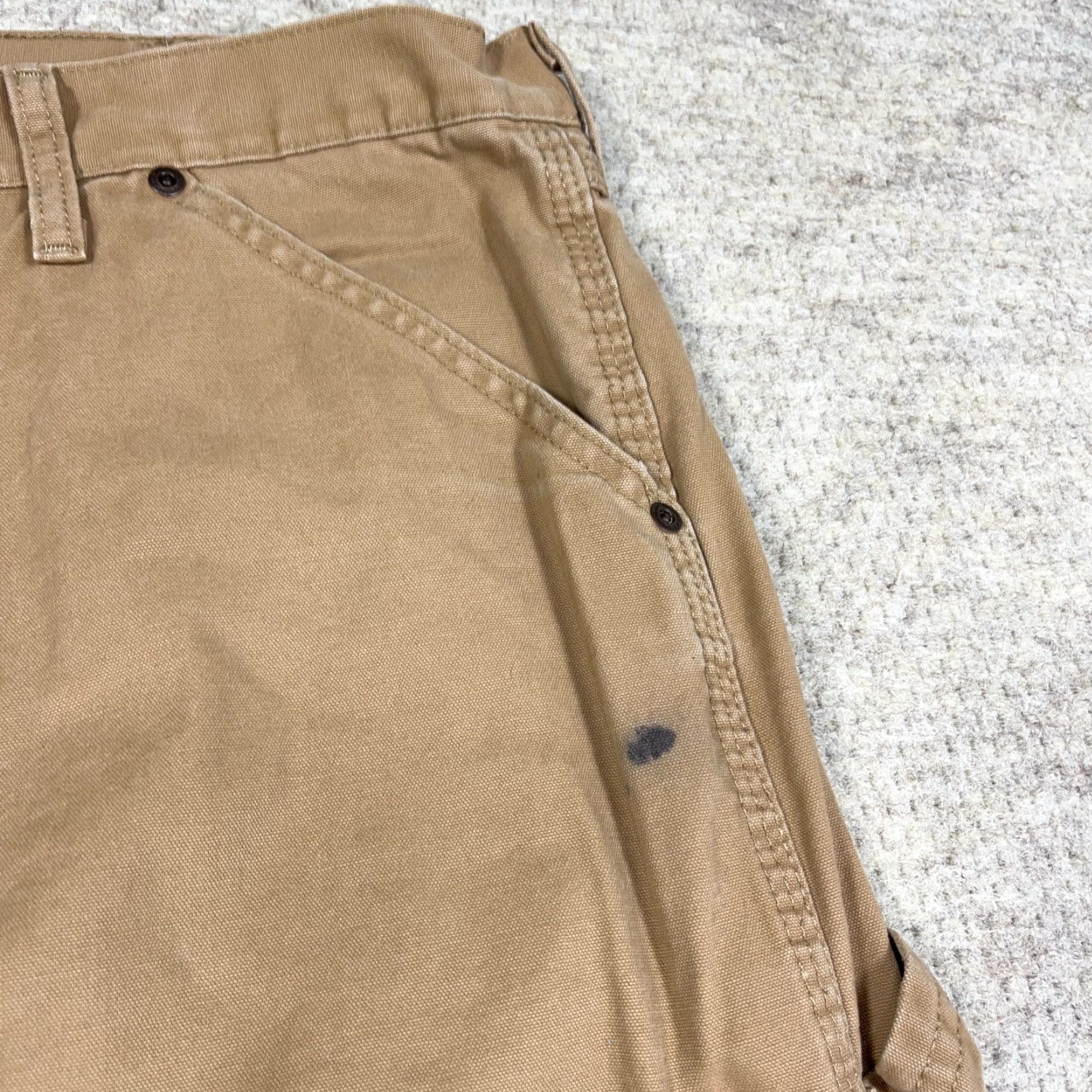 Wrangler VINTAGE Wrangler Jeans Men 40x30 Brown Canvas Baggy Grunge Wrangler Jeans Men 40x30 Brown Canvas Baggy Grunge Size US 40 / EU 56 - 6 Thumbnail