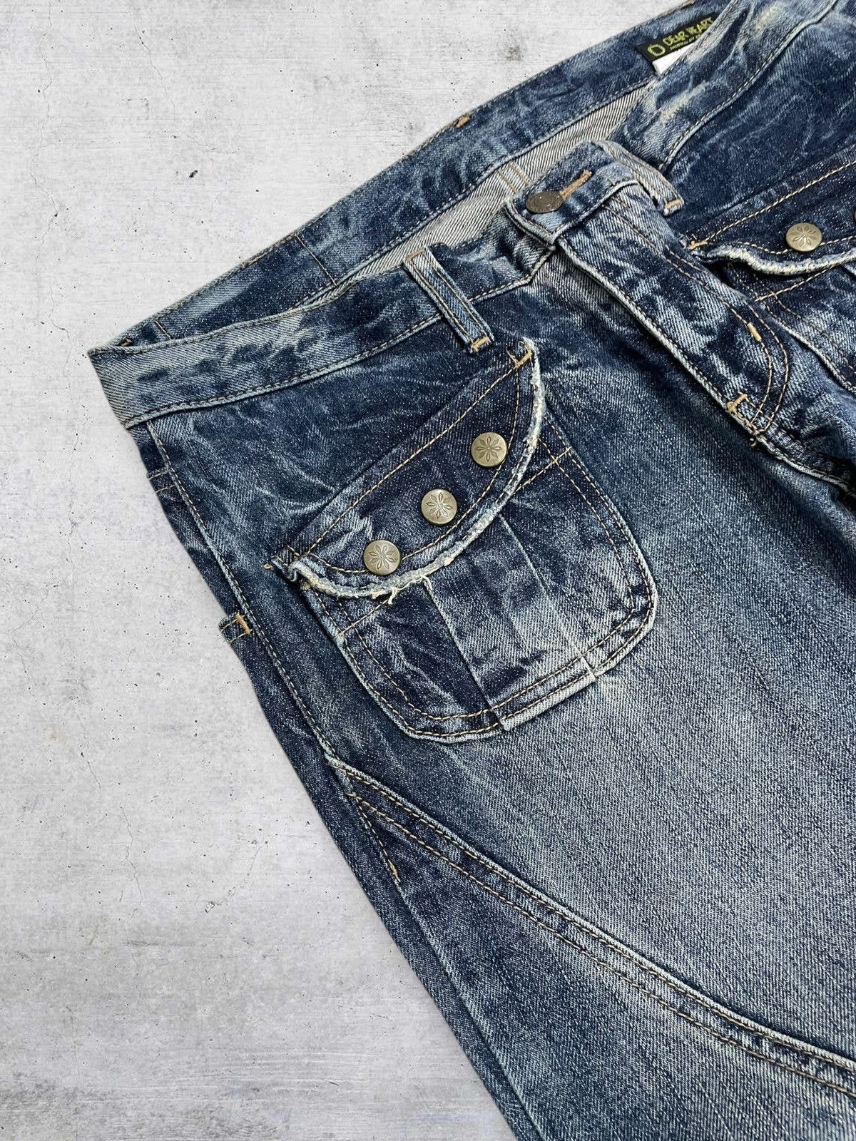 semanticdesign VINTAGE DHEART JAPAN DESIGNER 90S OG RUGGED AESTHETIC DENIM Size US 31 - 8 Thumbnail