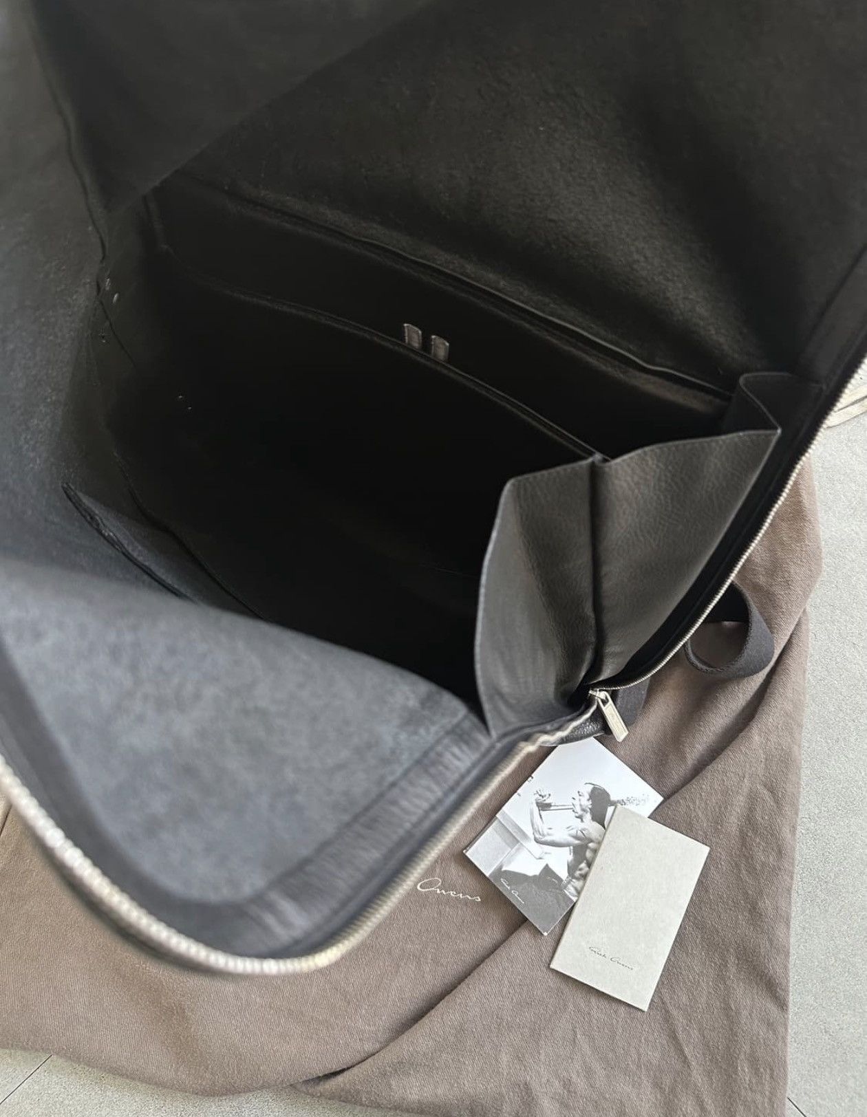 Rick Owens Rick owens full grain 3 way bag Size ONE SIZE - 5 Thumbnail