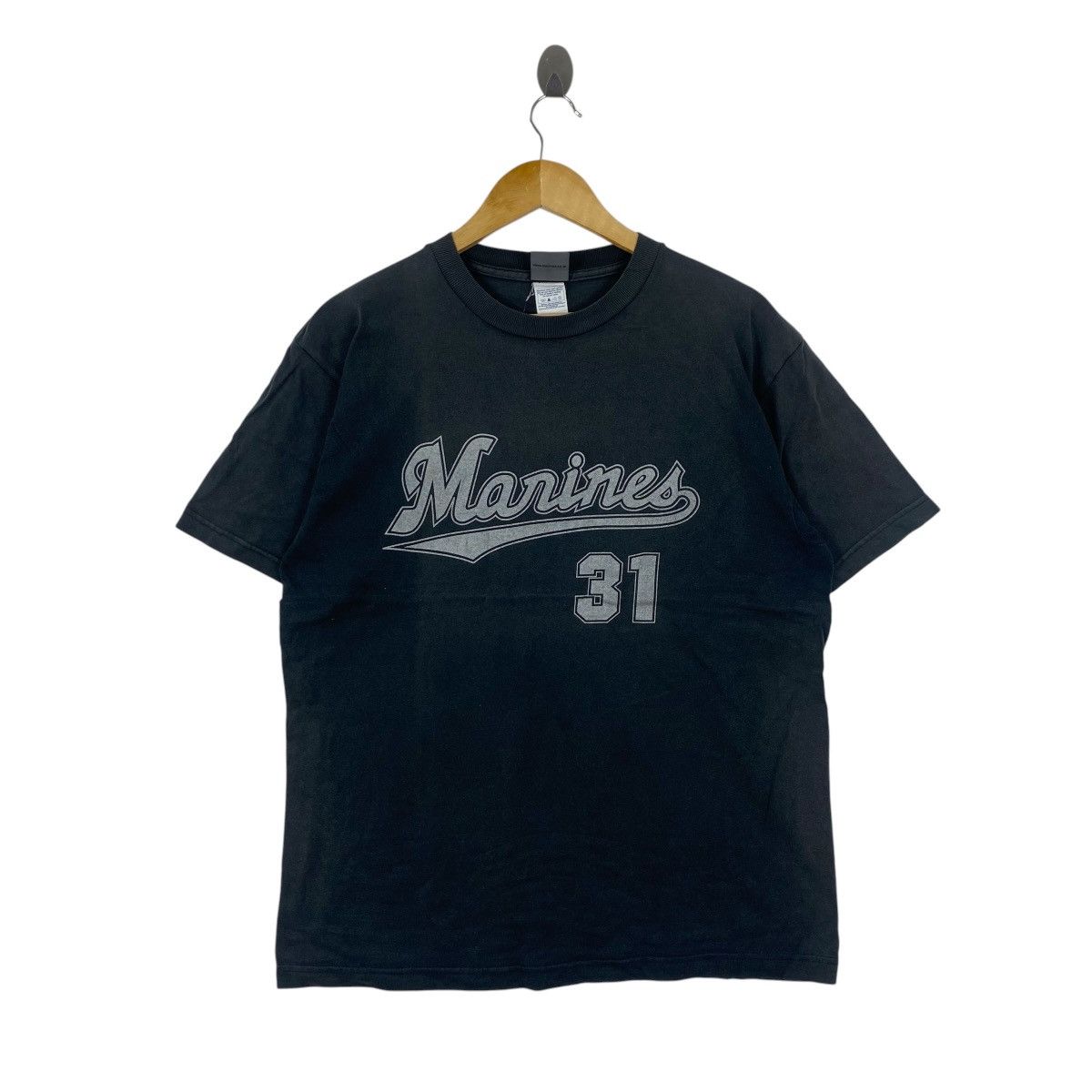 MLB Vintage Chiba Lotte Marines Watanabe Baseball Tee Shirt L Size US L / EU 52-54 / 3 - 1 Thumbnail