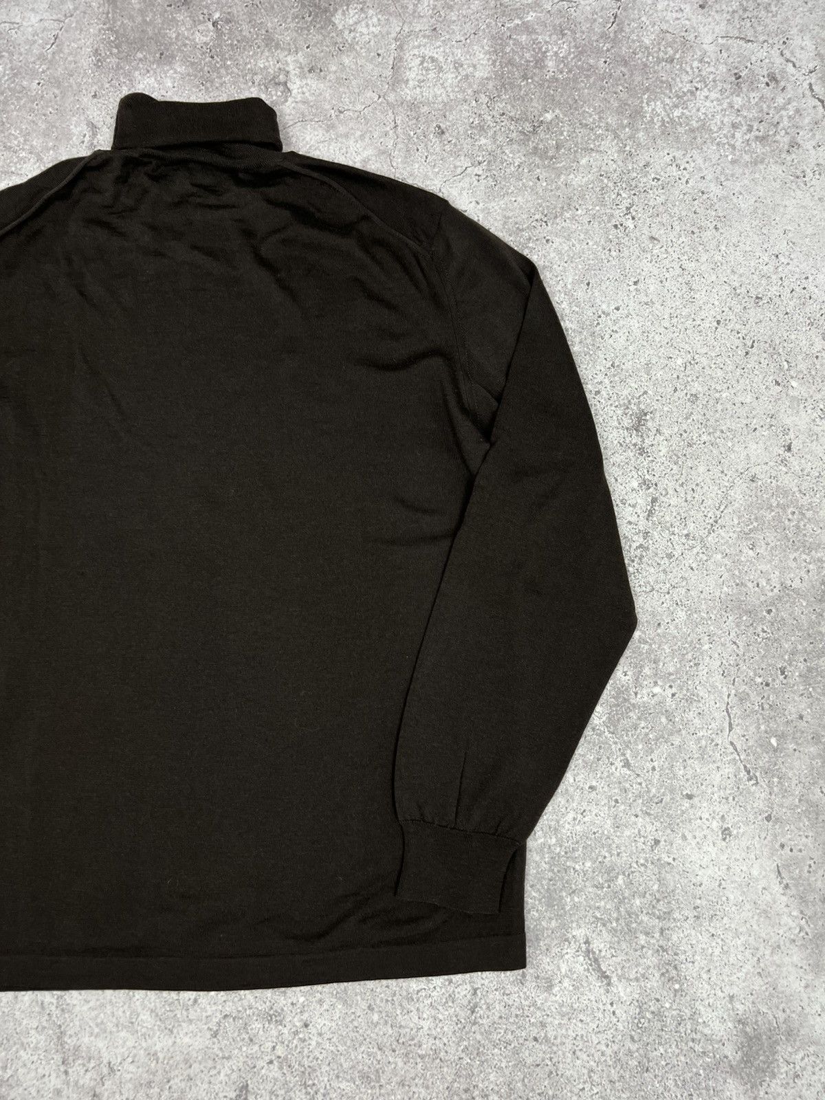Ermenegildo Zegna Ermenegildo Zegna Lana Wool Sweater Turtle Neck Jumper Size US XXL / EU 58 / 5 - 14 Thumbnail