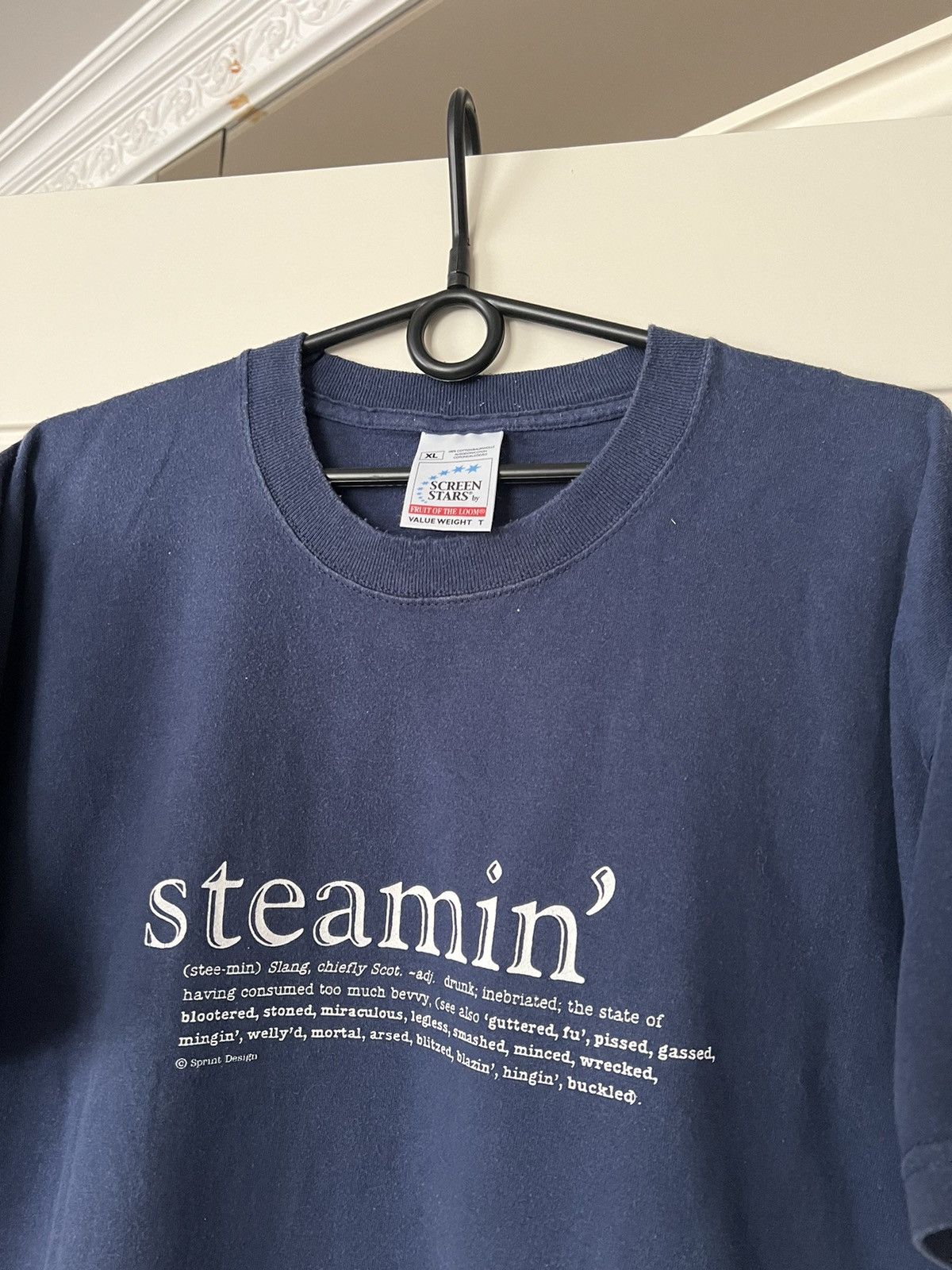 Vintage Vintage Y2K Adult " Steamin " Graphic Humor Tee Size US XL / EU 56 / 4 - 4 Thumbnail