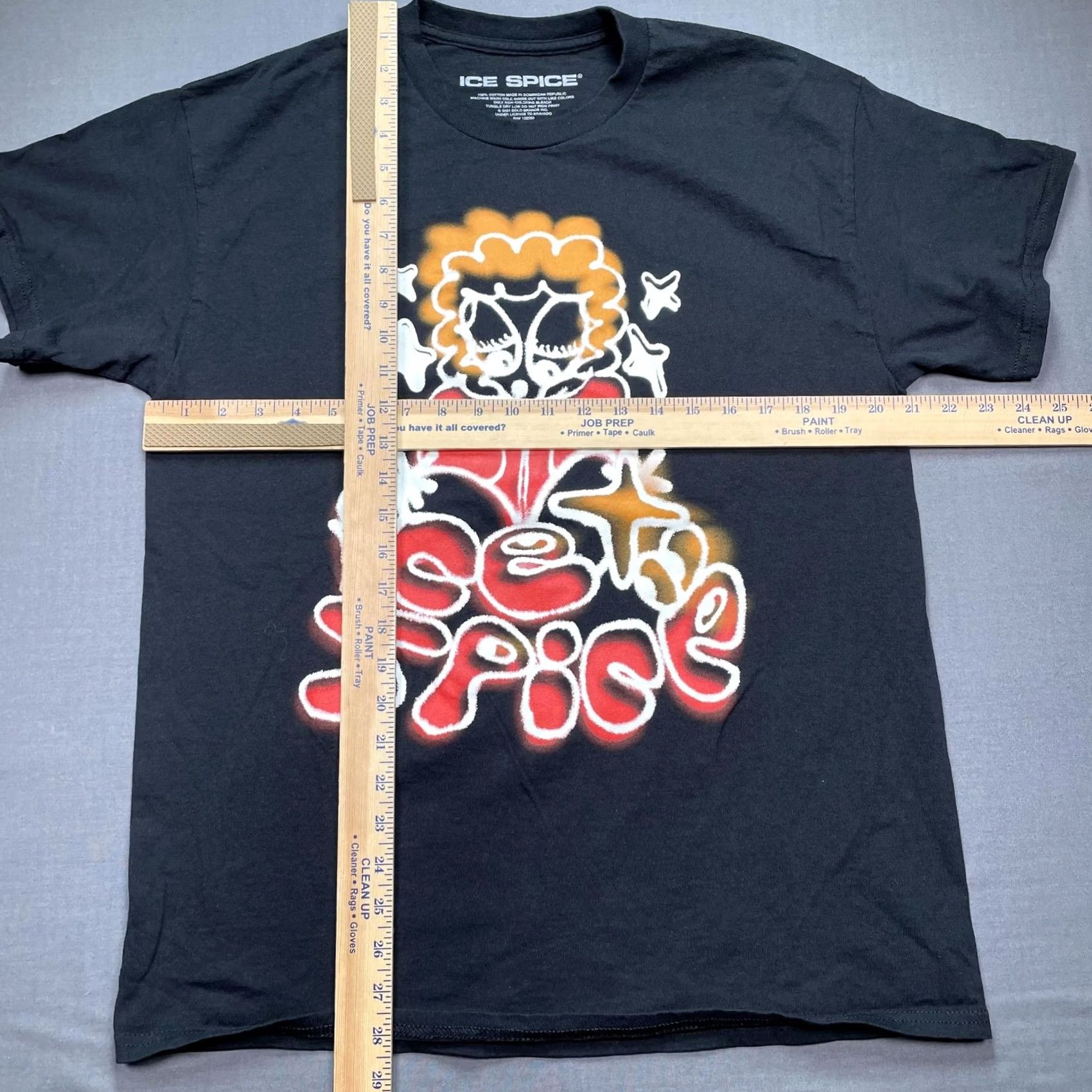 Vintage Ice Spice Shirt Mens Large Black Indica Y2K 2024 Dates Graphic Tee coachella Size US L / EU 52-54 / 3 - 3 Thumbnail