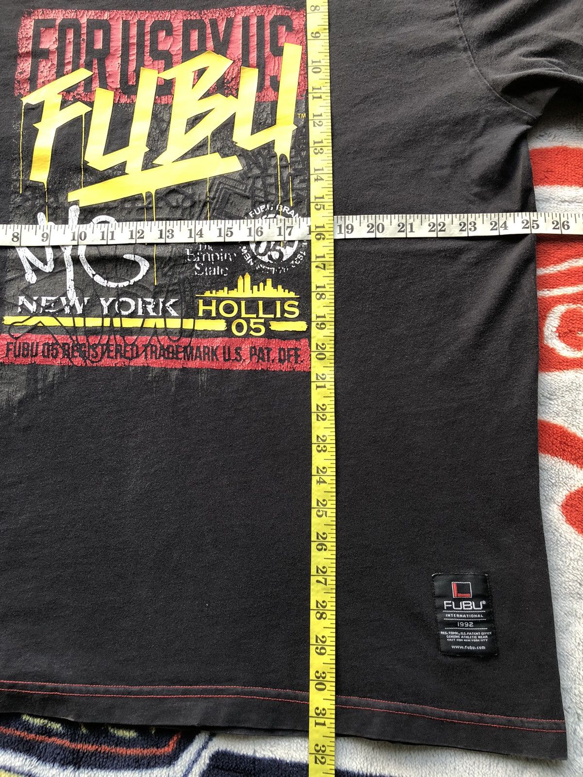 Fubu Vintage Fubu Streetwear Distressed Shirt Tee Size US XXL / EU 58 / 5 - 10 Thumbnail