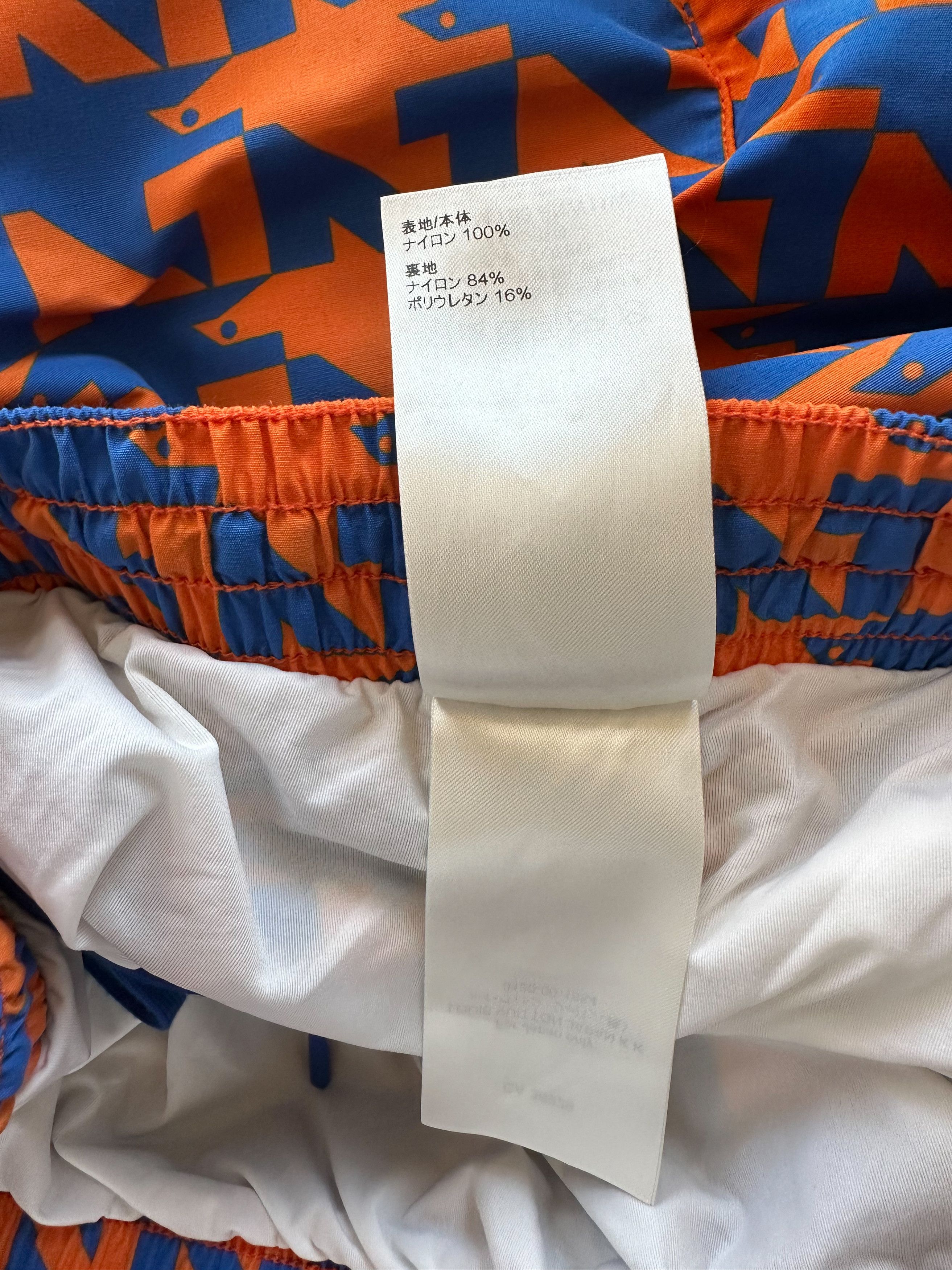 Louis Vuitton Louis Vuitton Blue & Orange Dove Print Swimshorts Size US 36 / EU 52 - 7 Thumbnail