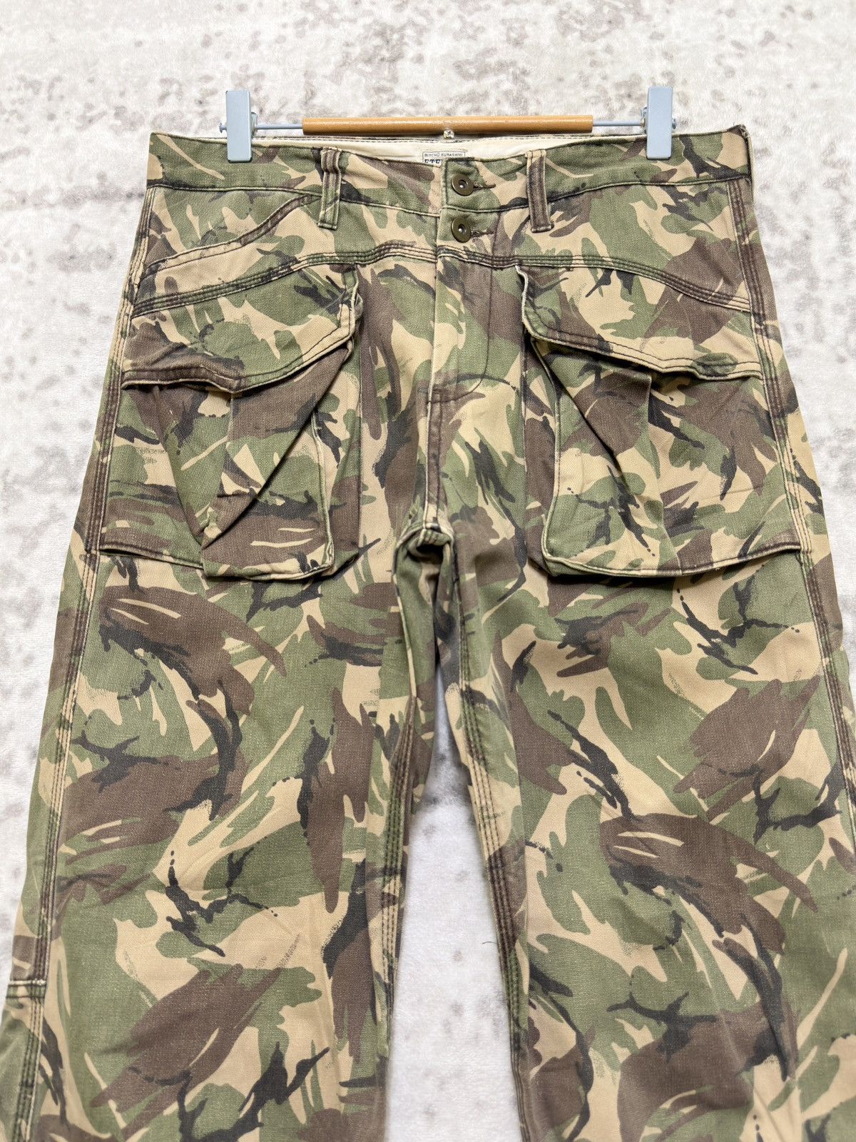 Kapital Vintage Eternal DPM Camo Cargo Pants Drawstring Utility Size US 32 / EU 48 - 3 Thumbnail