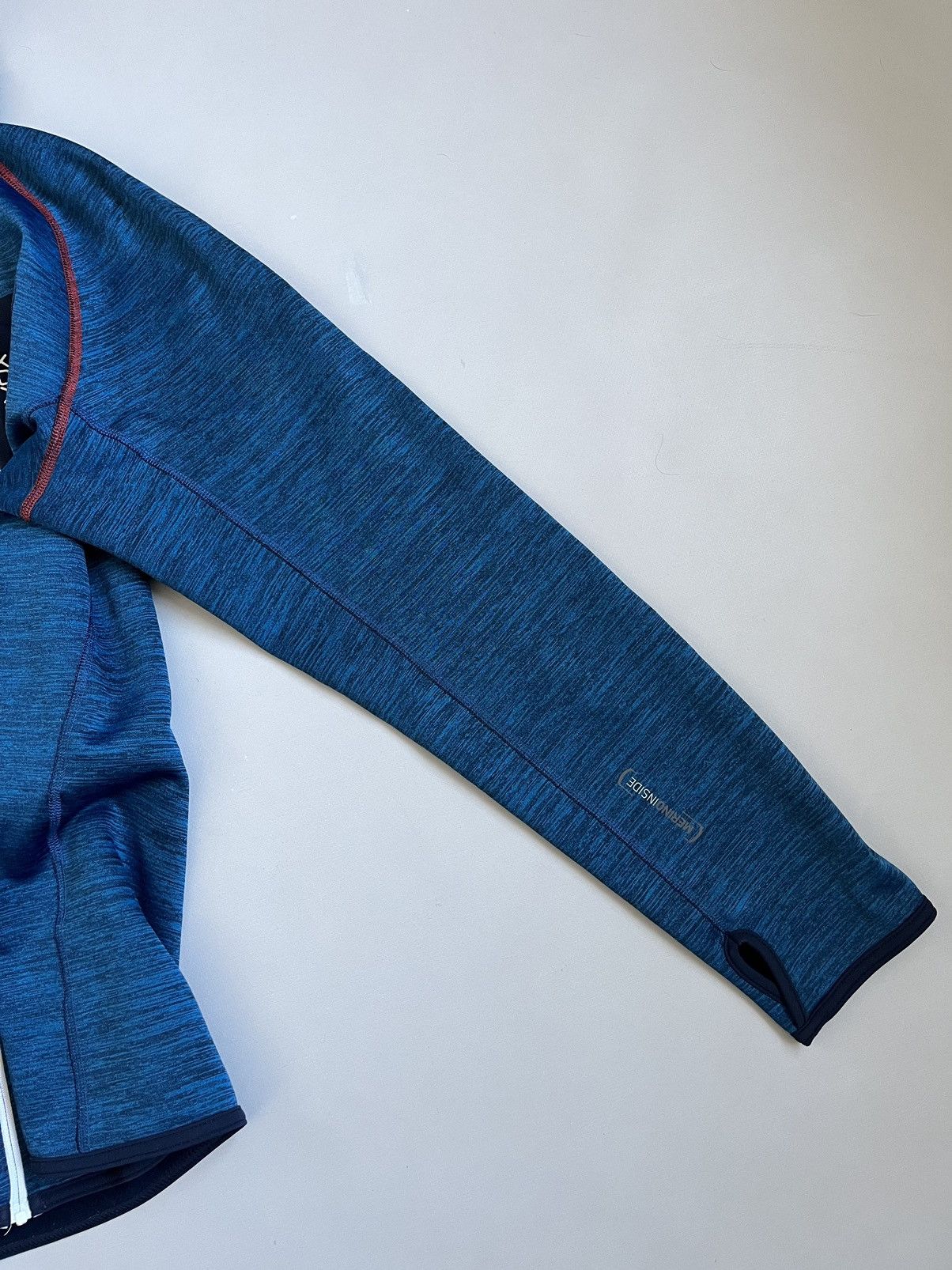 ORTOVOX Ortovox Merino Fleece Hooded Men Blue Zip Pocket Jacket Size US L / EU 52-54 / 3 - 7 Thumbnail