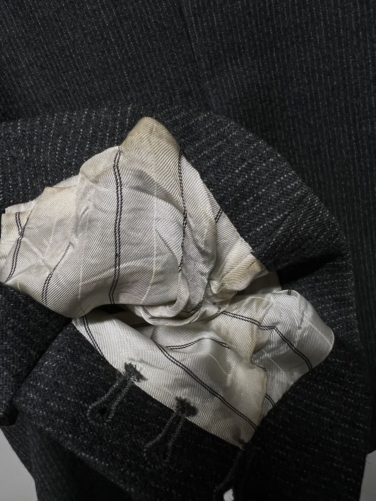 Raf Simons 98-99AW Stripe Blazer Size 50R - 6 Thumbnail