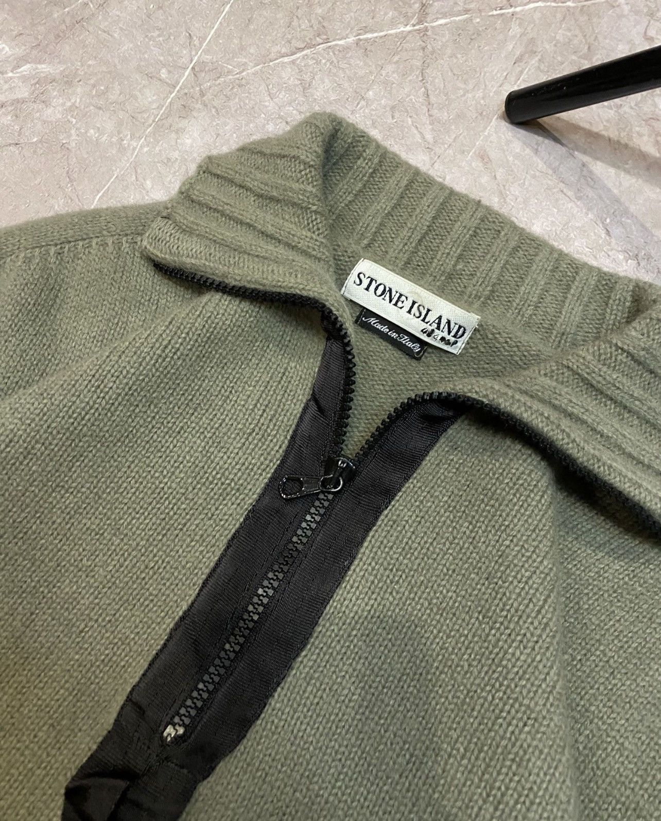 Stone Island × Vintage Stone island Knitwear sweatshirt Size US M / EU 48-50 / 2 - 3 Thumbnail