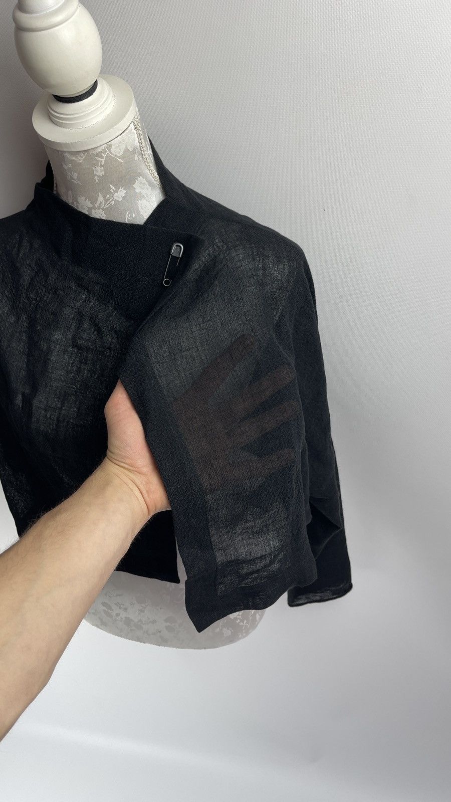 Designer × Japanese Brand Crea Concept Linen Top Blouse Size M / US 6-8 / IT 42-44 - 6 Thumbnail