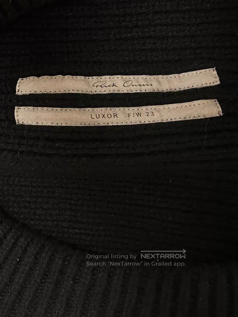 Rick Owens Rick Owens Banana Black Knit Sweater Size US S / EU 44-46 / 1 - 4 Thumbnail