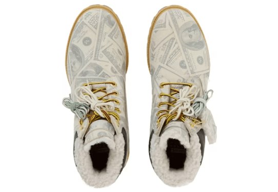 Maison Margiela × Supreme Supreme x MM6 Maison Margiela $100 Bills Timberland Size US 8 / EU 41 - 3 Thumbnail
