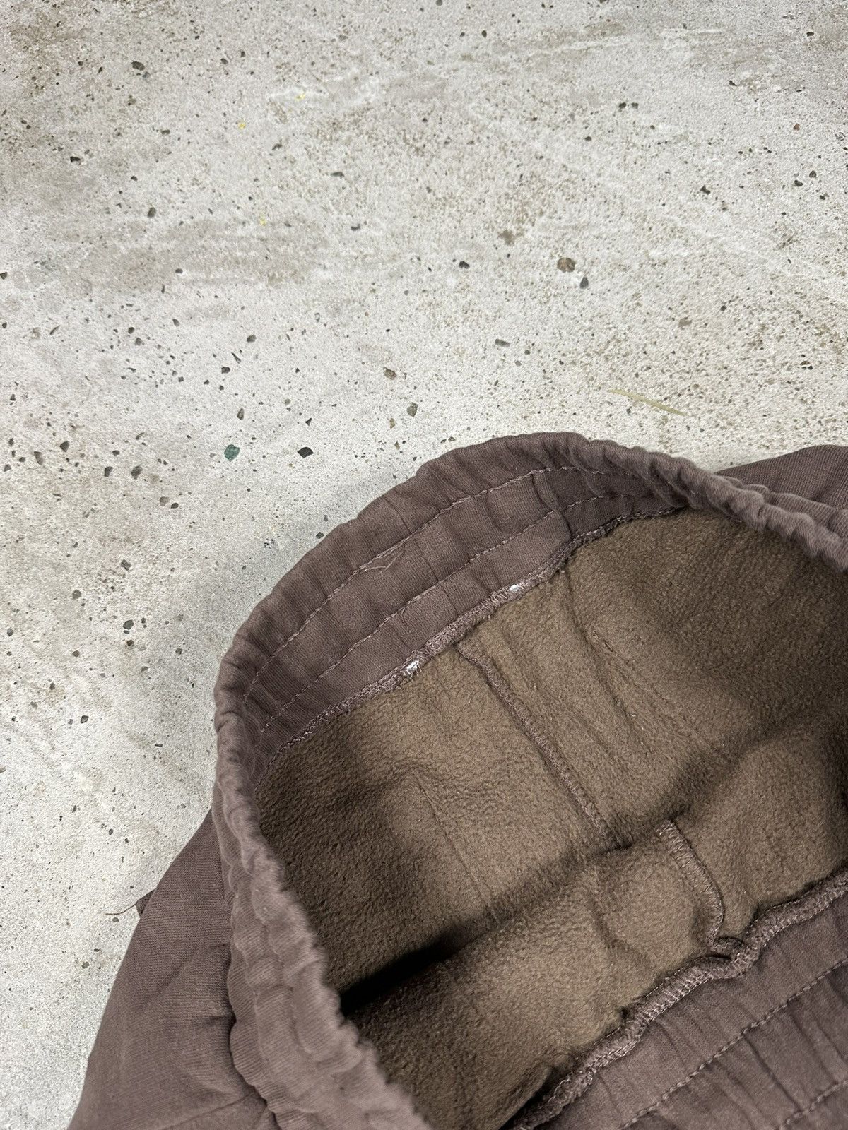 Japanese Brand × Vintage Vintage Y2K BAGGY Washed Brown Sweatpants Flare Size US 32 / EU 48 - 9 Thumbnail