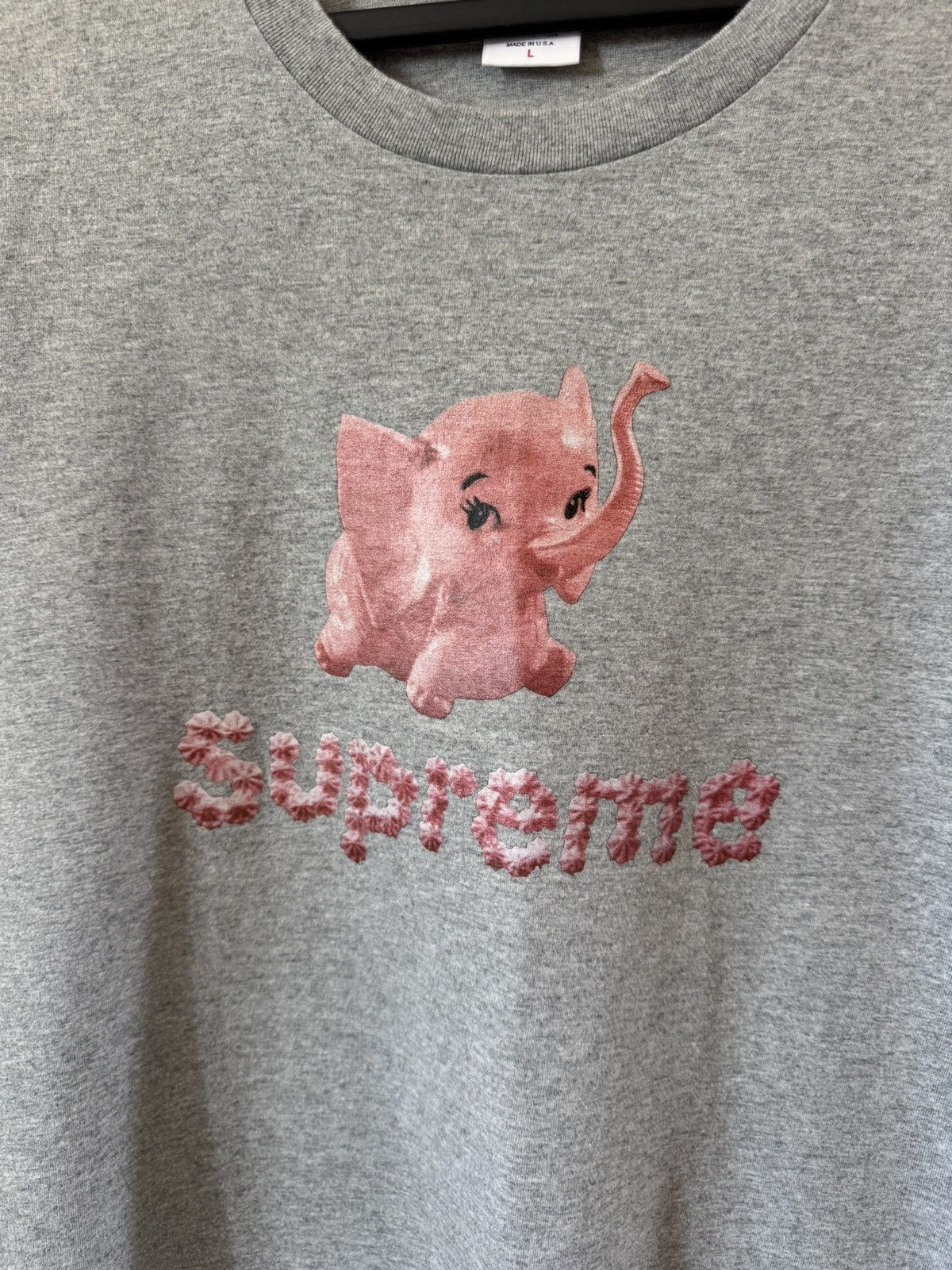 Supreme Supreme Pink Elephant T-shirt Size US L / EU 52-54 / 3 - 2 Thumbnail