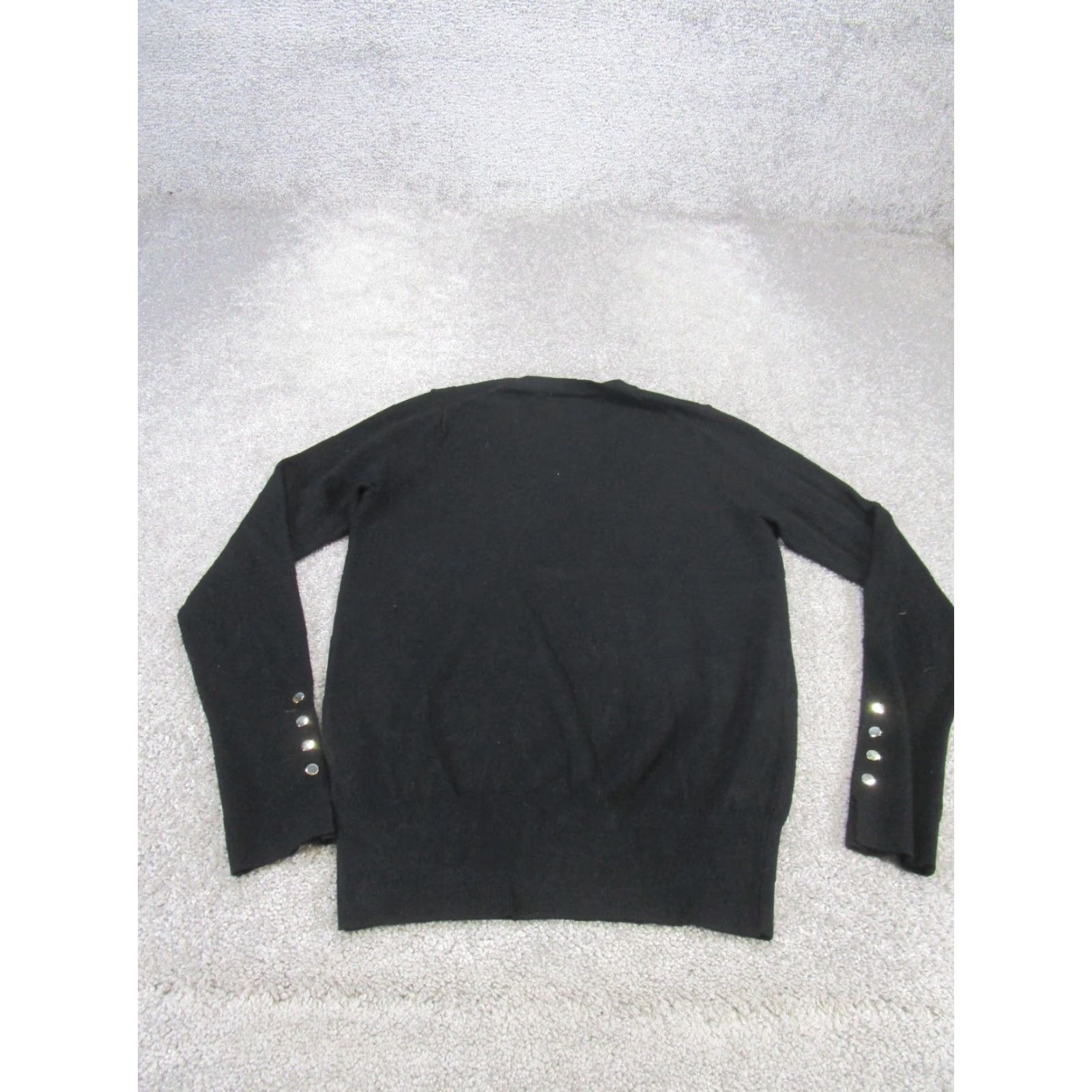 Zara Zara Sweater Womens Small Black Stretch Crew Pullover Size S / US 4 / IT 40 - 3 Thumbnail