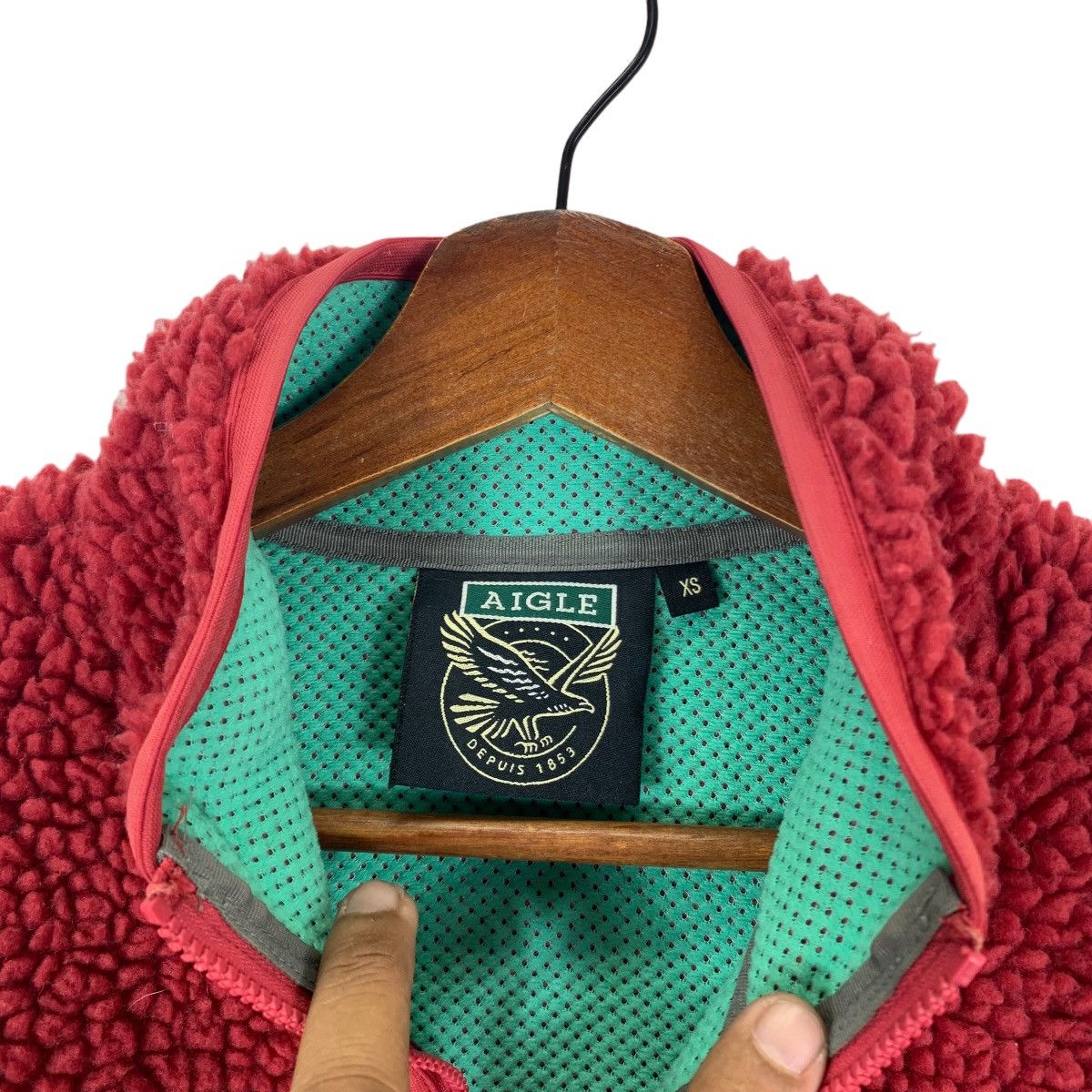Aigle VINTAGE AIGLE THERMO KIT FLEECE DEEP PILE SWEATER Size US XS / EU 42 / 0 - 5 Thumbnail