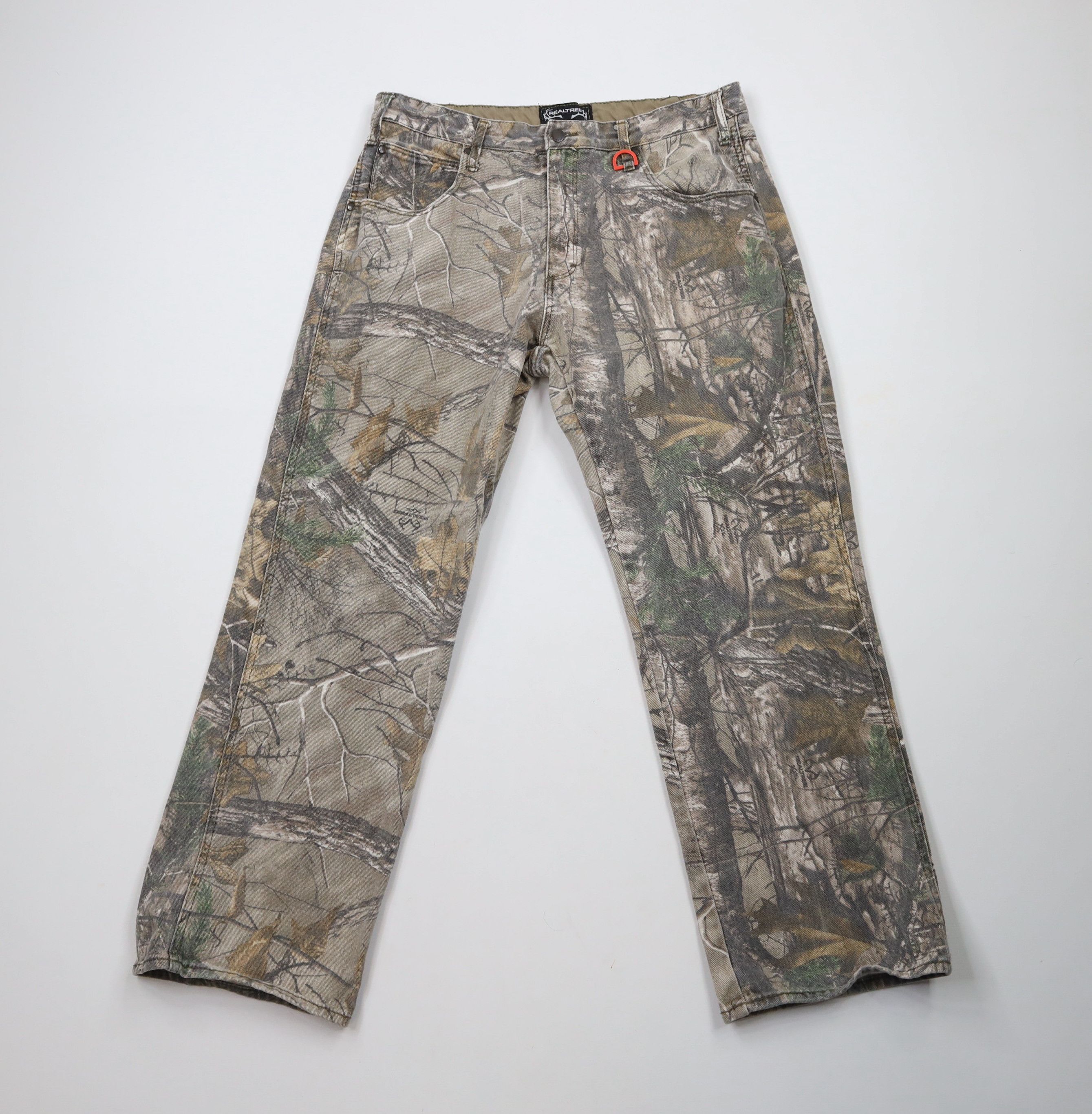 Vintage Y2K Streetwear Realtree Camouflage Wide Leg Jeans