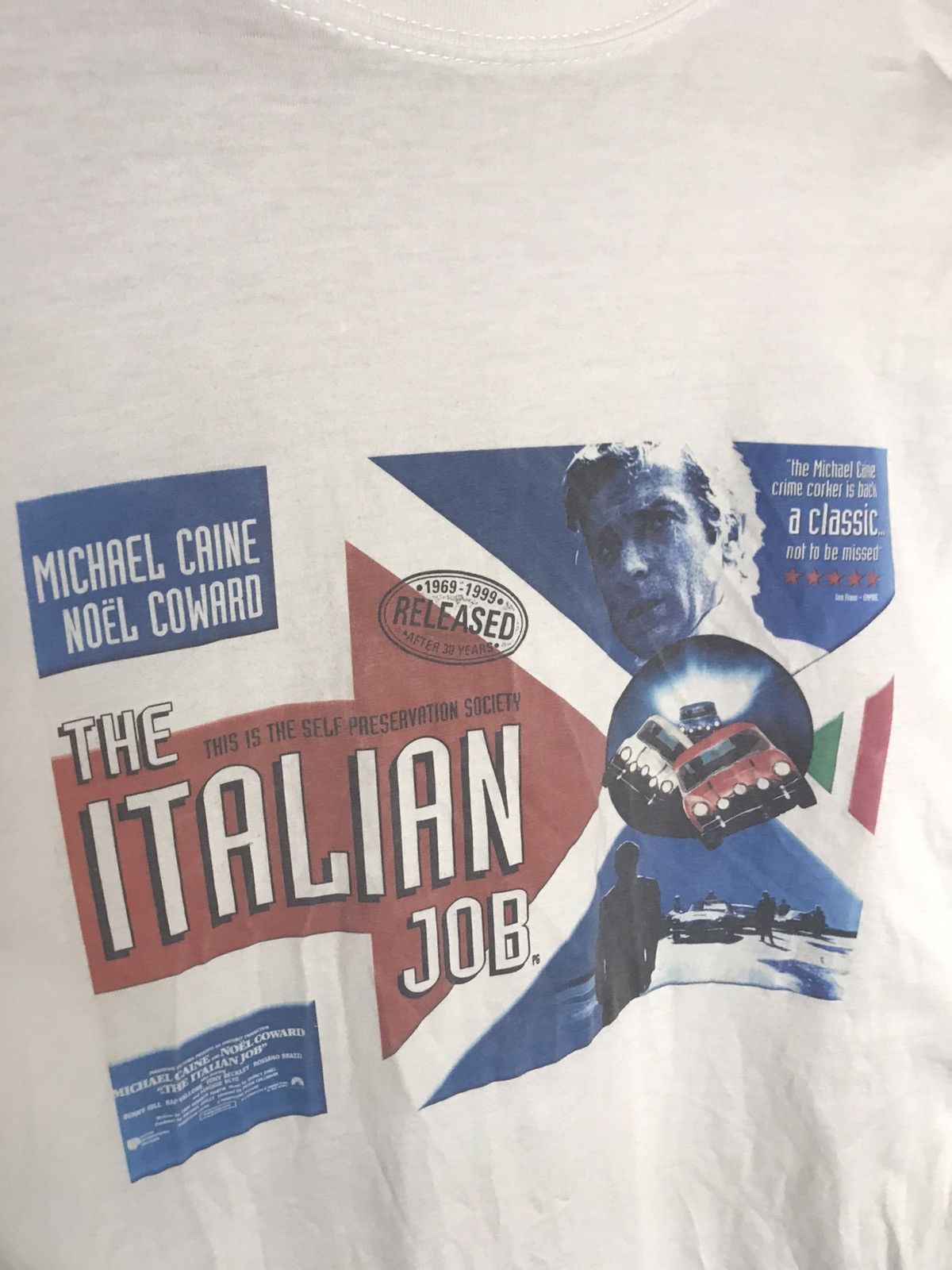 Vintage Vintage 90s The Italian Job movie t-shirt Size US XL / EU 56 / 4 - 3 Thumbnail
