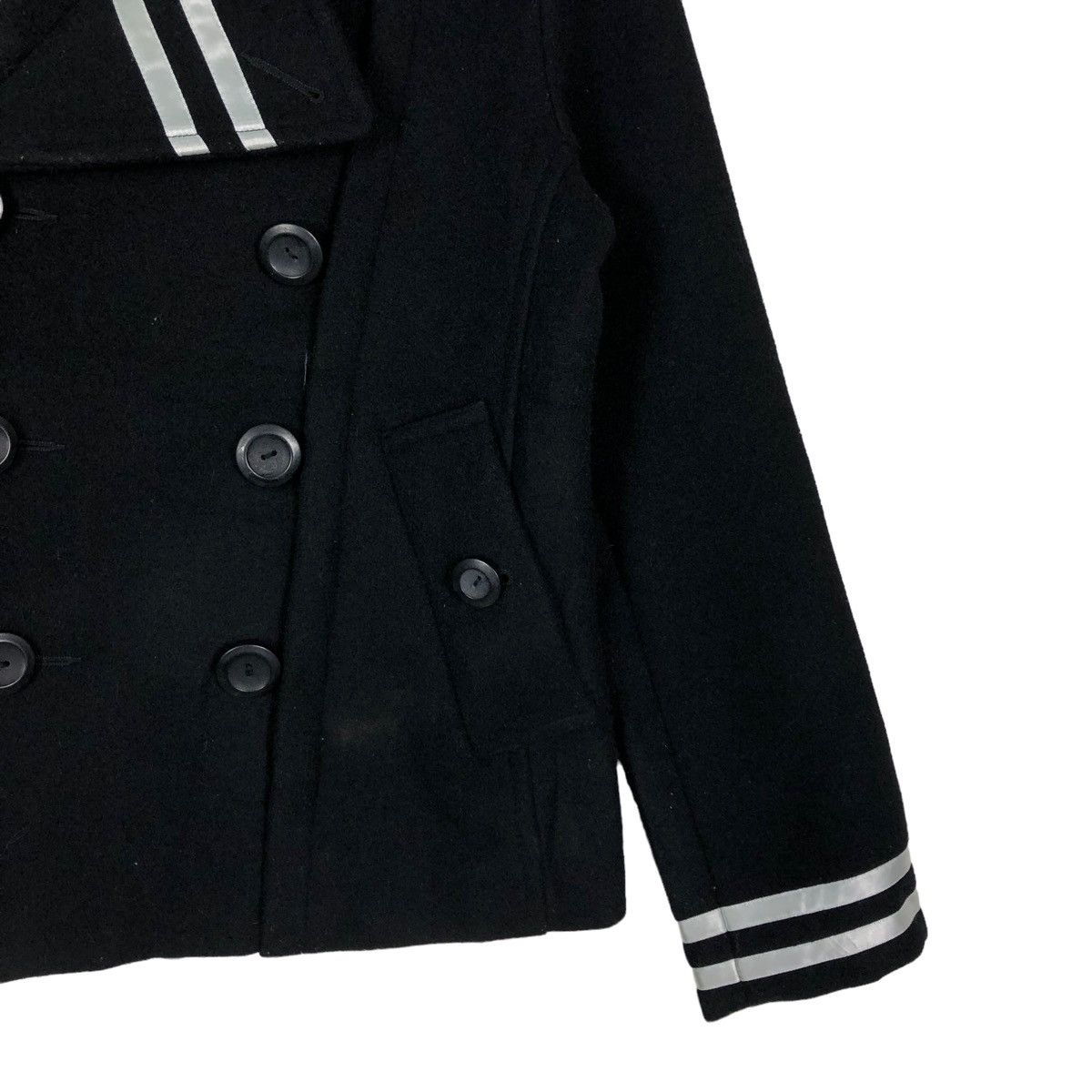 Japanese Brand 🔥Biker Jacket Wool Double Breast Kissmark Japan Made Size US M / EU 48-50 / 2 - 4 Thumbnail